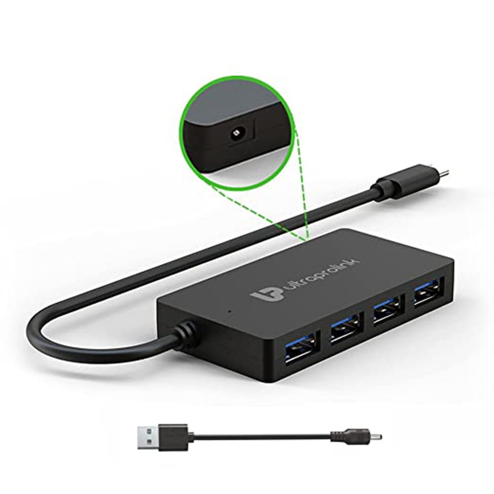UltraProlink iExpand USB 3.1 Type C to USB 3.0 Type A USB Hub (High Speed Transfer Data, Black) UltraProlink iExpand USB 3.1 Type C to USB 3.0 Type A USB Hub (High Speed Transfer Data, Black)_3