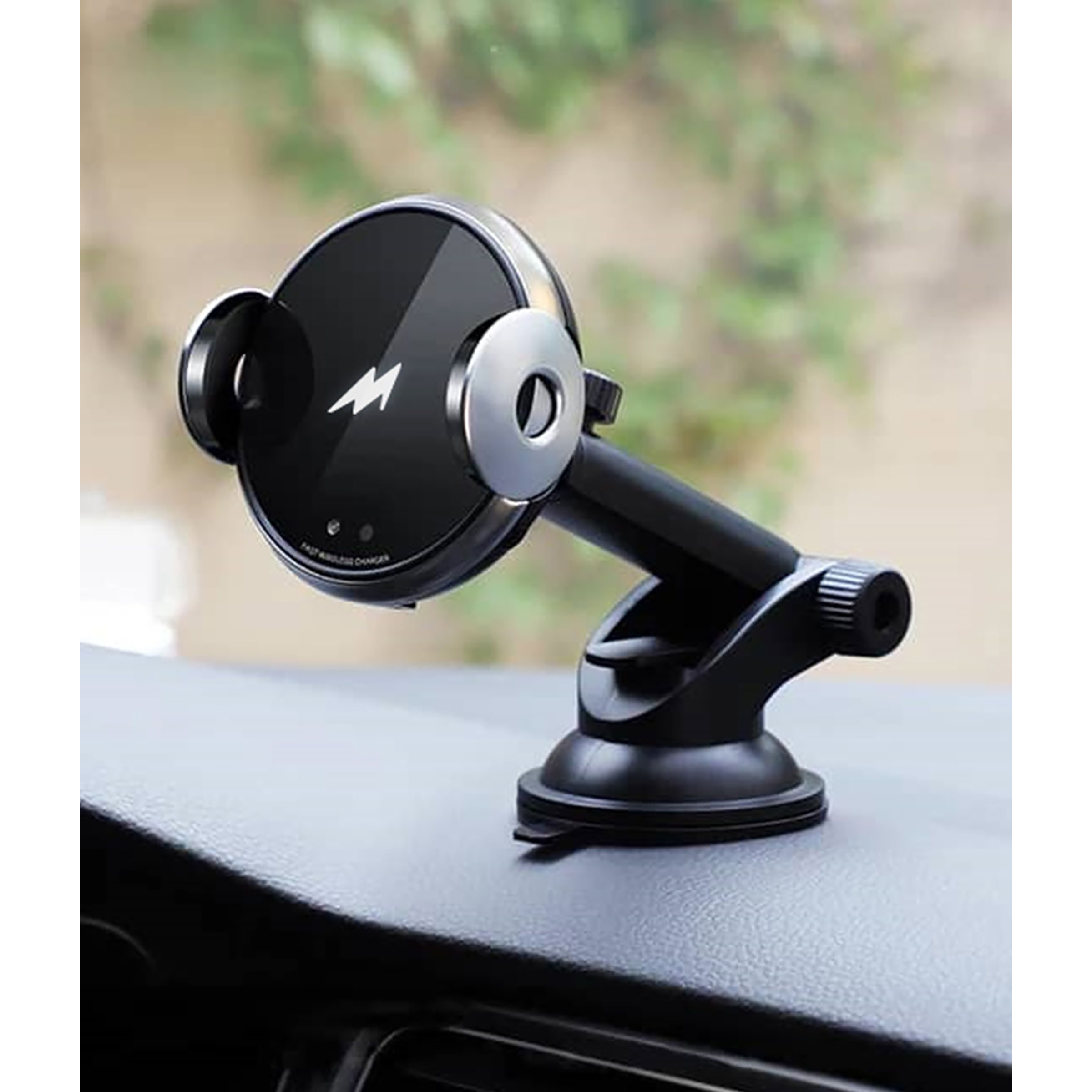 macmerise Autobot Pro Car Mount For Mobiles (360 Degree Rotation, Black)_6
