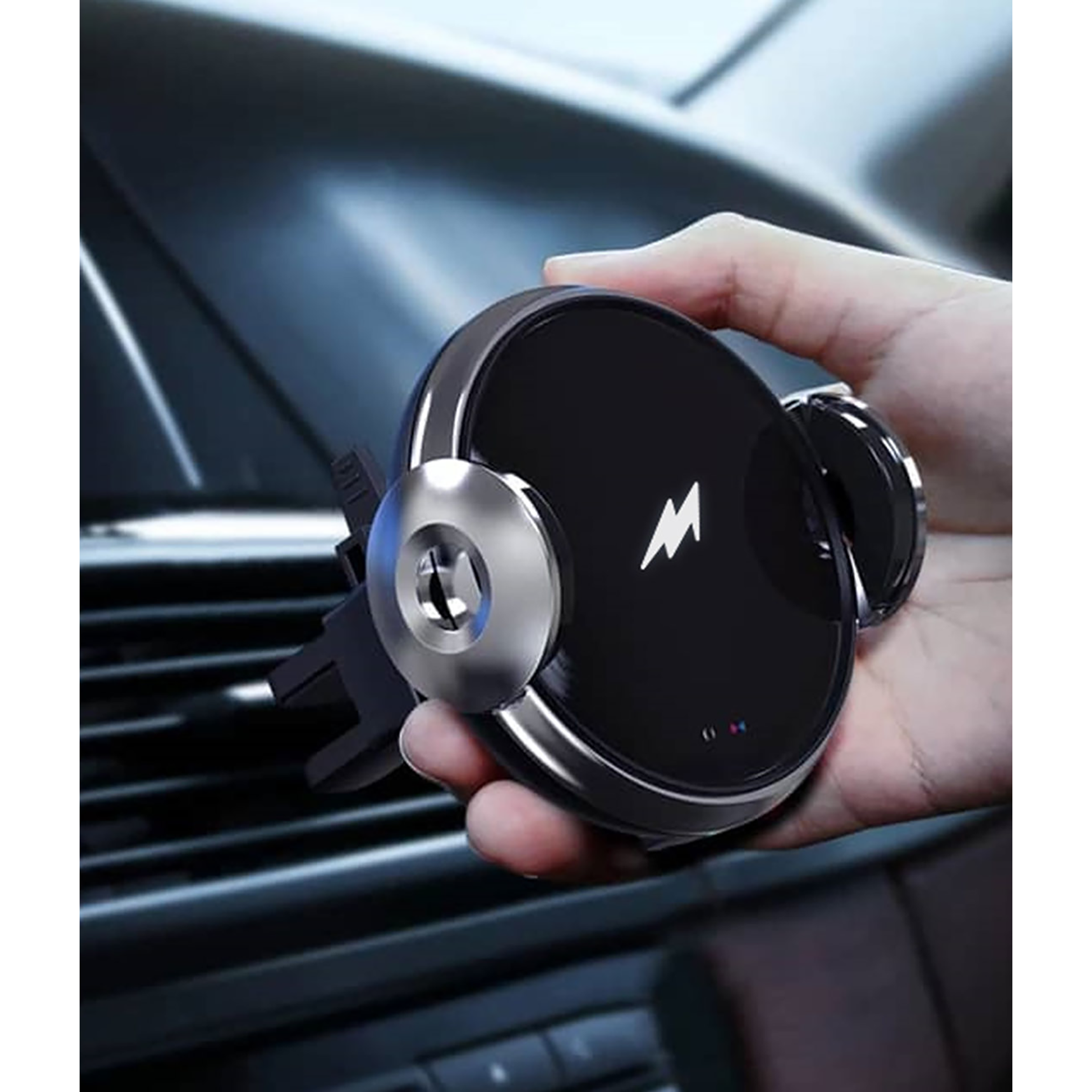 macmerise Autobot Pro Car Mount For Mobiles (360 Degree Rotation, Black)_7