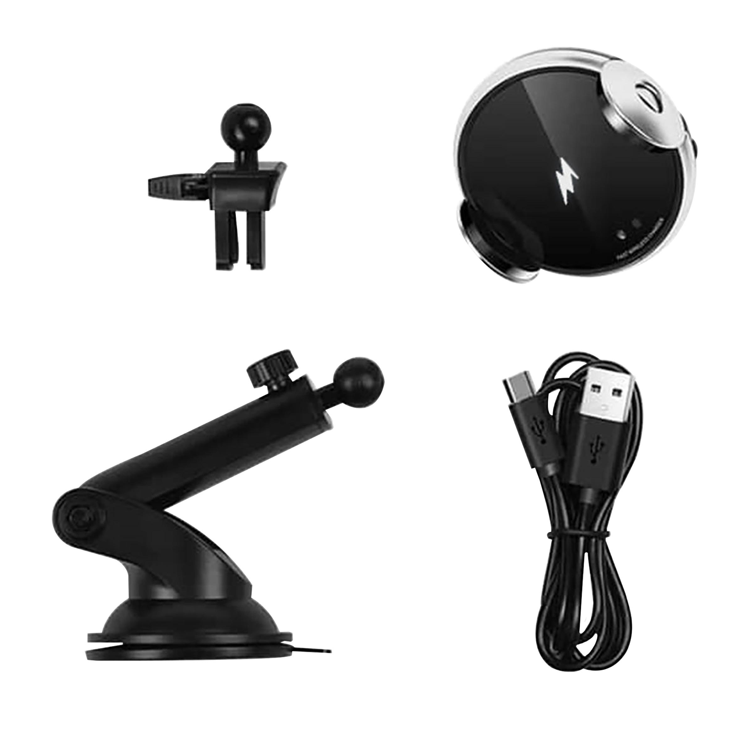 macmerise Autobot Pro Car Mount For Mobiles (360 Degree Rotation, Black)_8