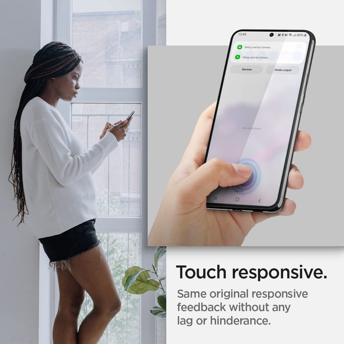 spigen Neo Flex Solid Screen Protector for SAMSUNG Galaxy S22 (Self Healing Technology) spigen Neo Flex Solid Screen Protector for SAMSUNG Galaxy S22 (Self Healing Technology)_4