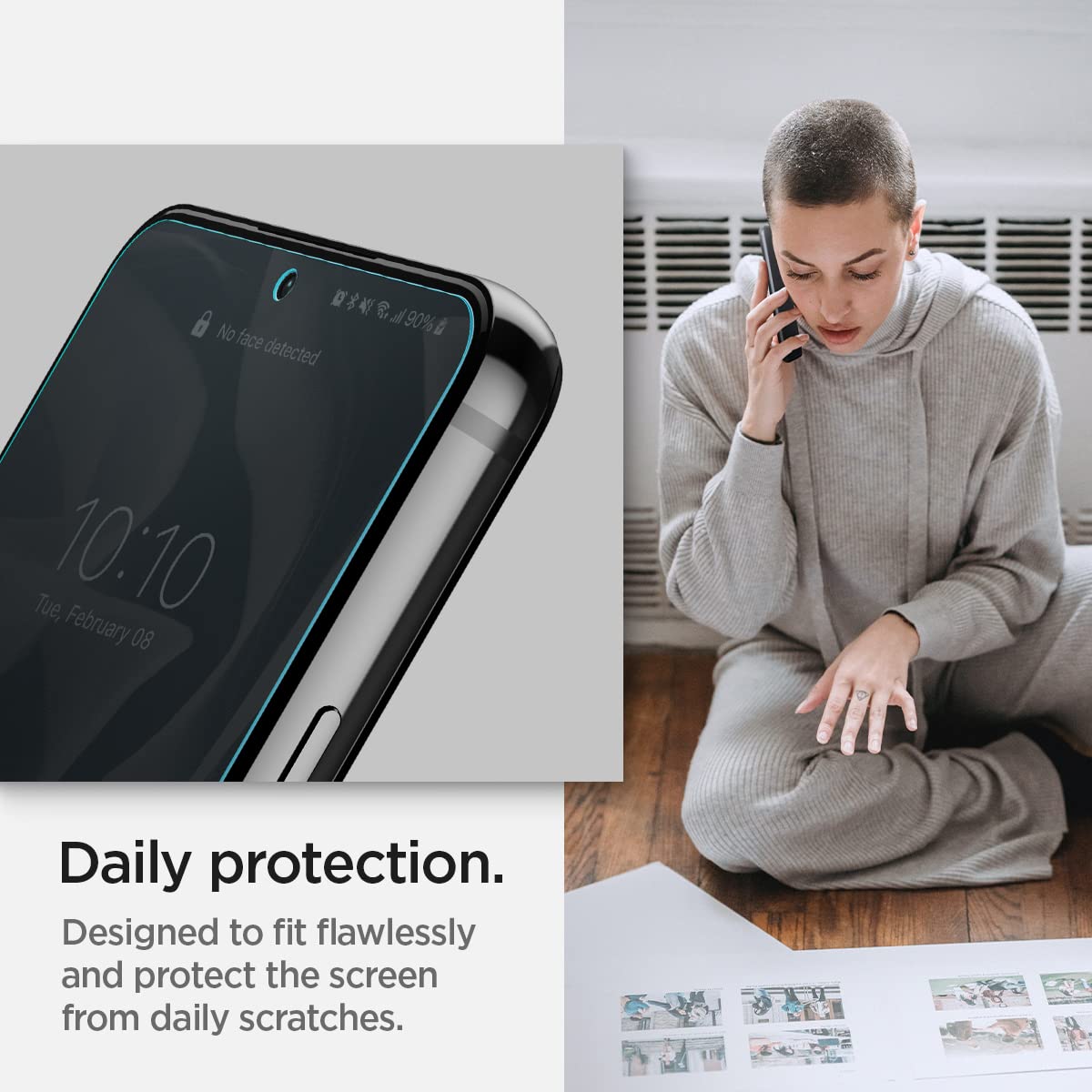 spigen Neo Flex Solid Screen Protector for SAMSUNG Galaxy S22 (Self Healing Technology) spigen Neo Flex Solid Screen Protector for SAMSUNG Galaxy S22 (Self Healing Technology)_6
