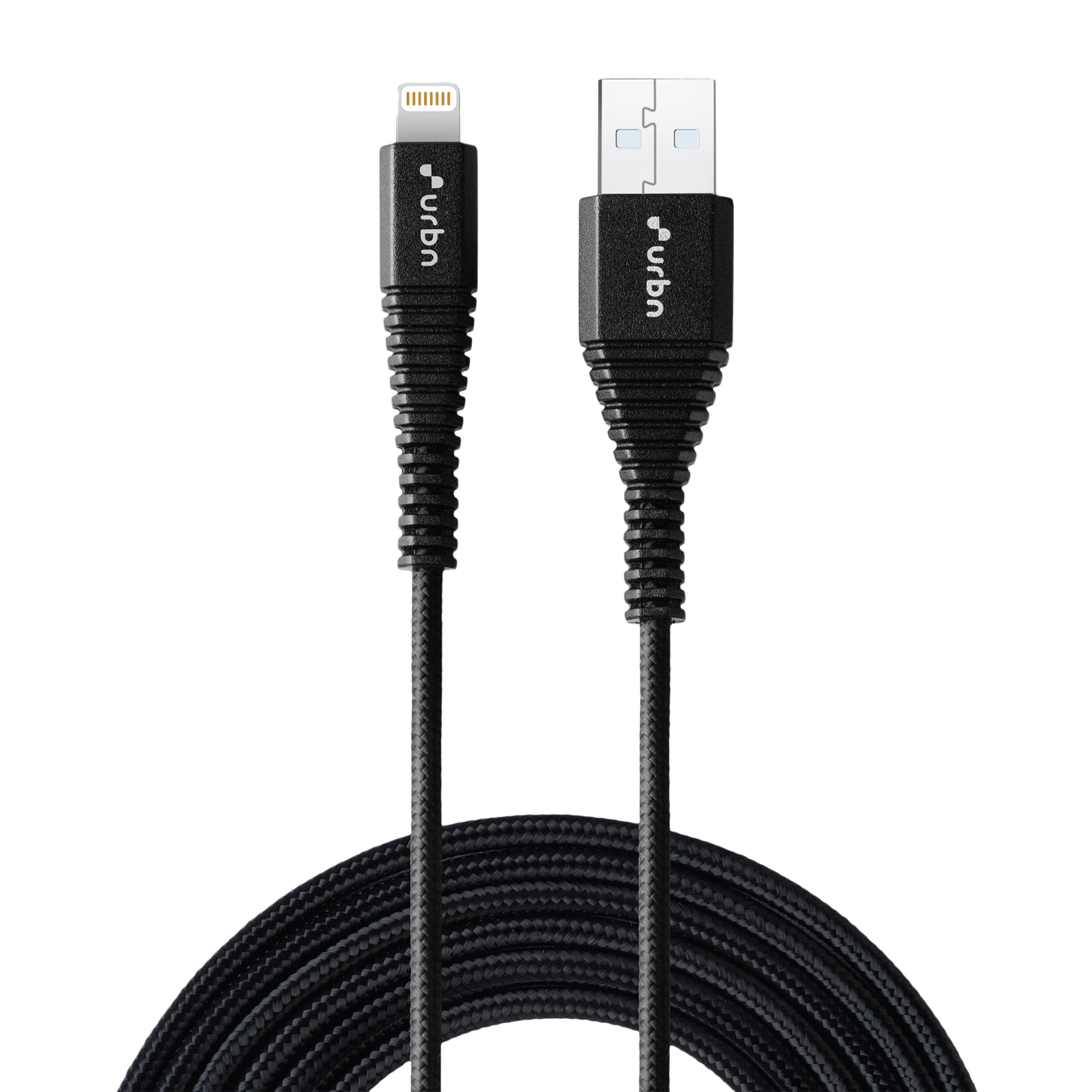 urbn Type A to Lightning 3.93 Feet (1.2M) Cable (Sync & Charge, Black)_1