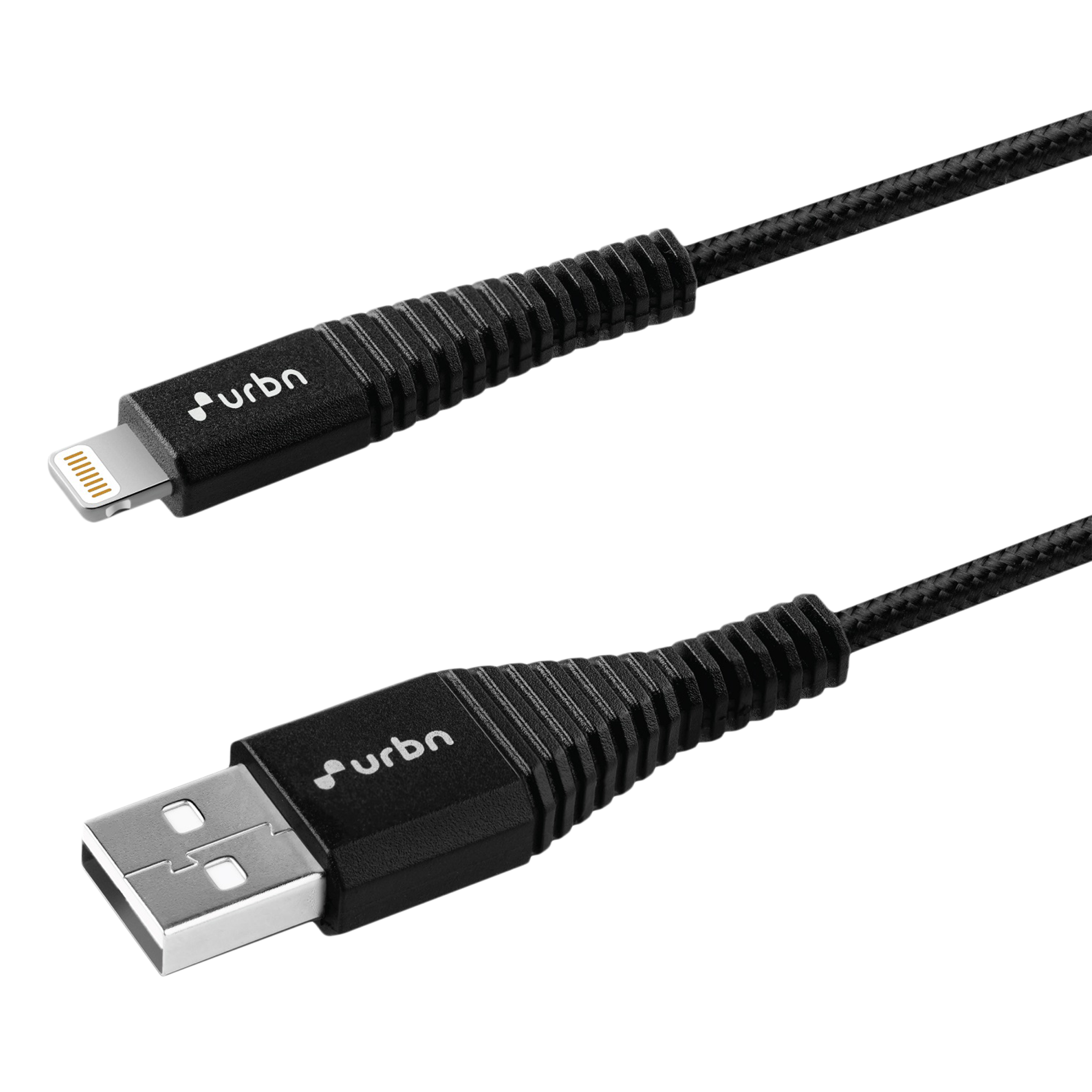 urbn Type A to Lightning 3.93 Feet (1.2M) Cable (Sync & Charge, Black)_5