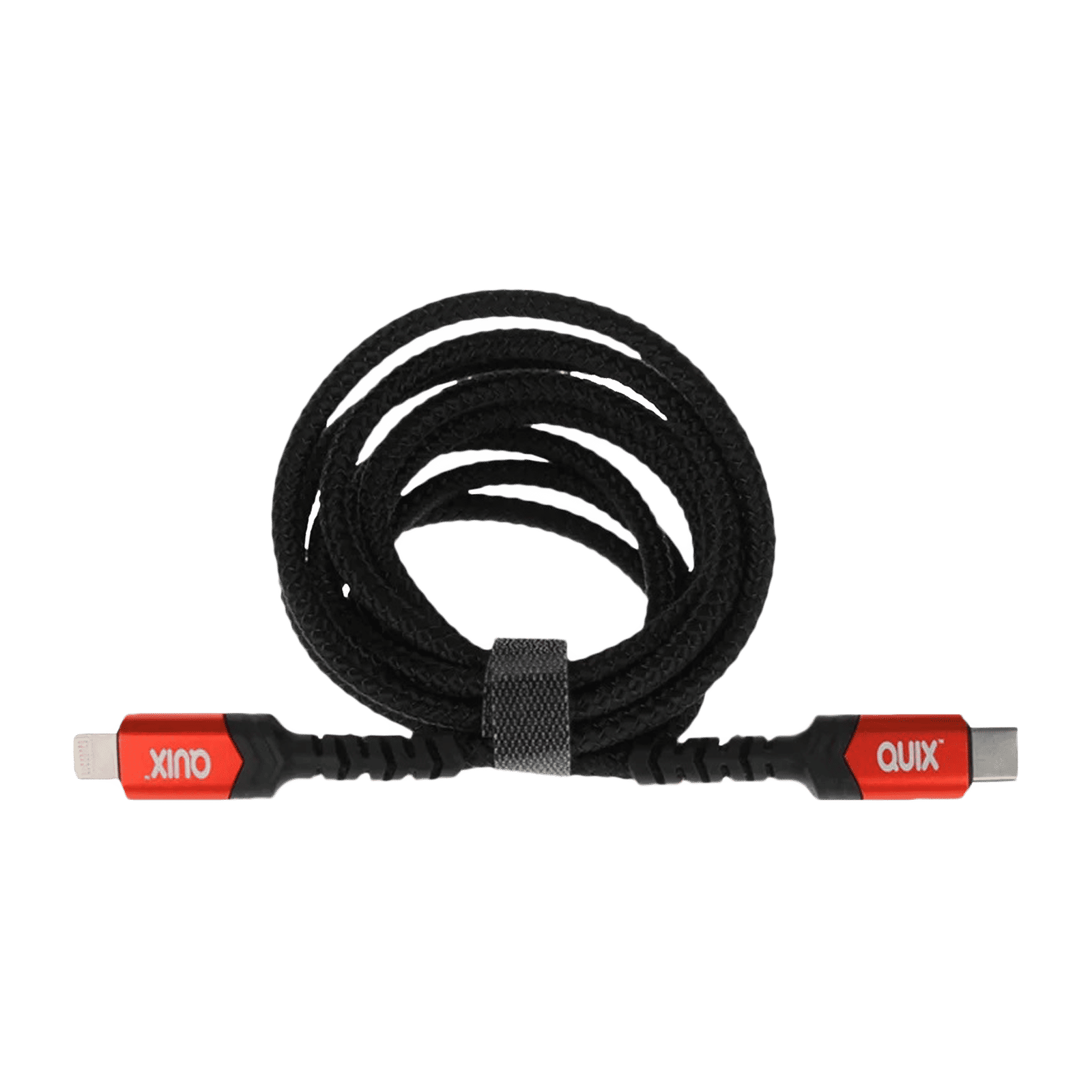 Quix Type C to Lightning Connector 4.95 Feet (1.5 M) Cable (Sync & Charge, Black) Quix Type C to Lightning Connector 4.95 Feet (1.5 M) Cable (Sync & Charge, Black)_1