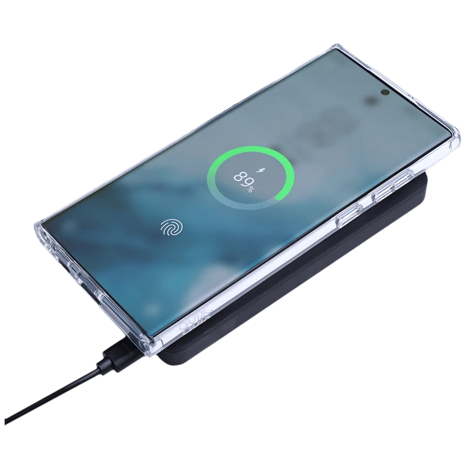 Quix TPU Back Cover for SAMSUNG Galaxy S21 Plus (Wireless Charging Support, Crystal Clear)_5