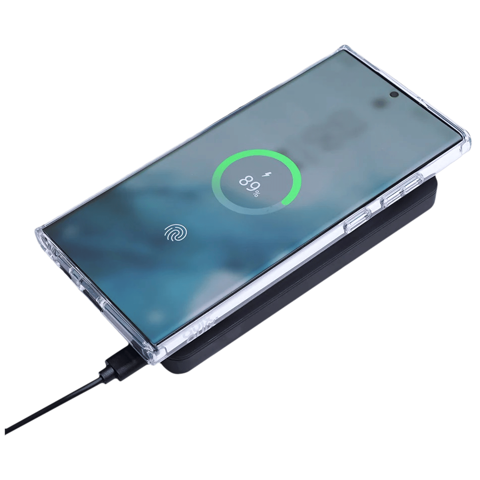 Quix TPU Back Cover for SAMSUNG Galaxy S21 Ultra (Wireless Charging Support, Crystal Clear)_4