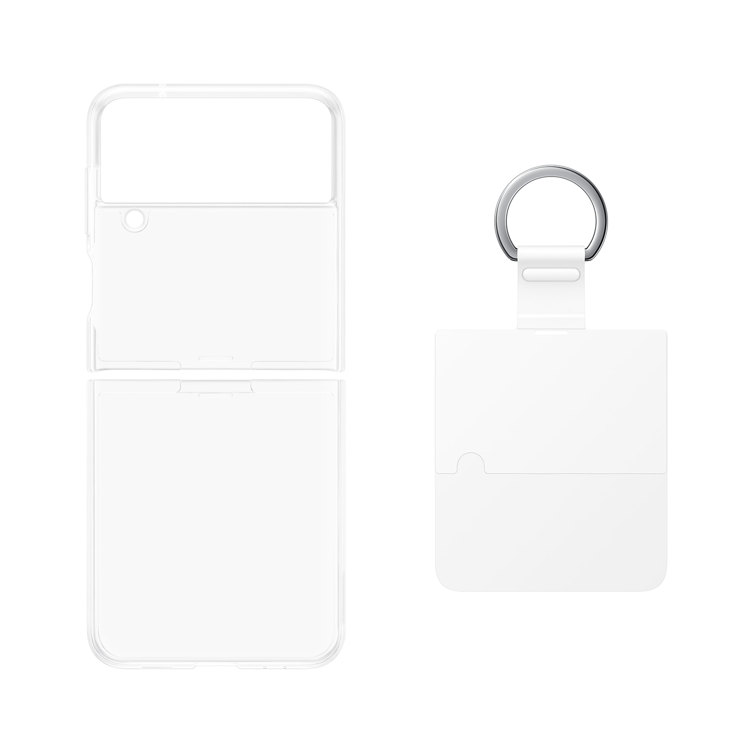 SAMSUNG UL-Certified Recycled Back Cover for SAMSUNG Galaxy Z Flip4 (Backside Ring Attachment, Transparent) SAMSUNG UL-Certified Recycled Back Cover for SAMSUNG Galaxy Z Flip4 (Backside Ring Attachment, Transparent)_5