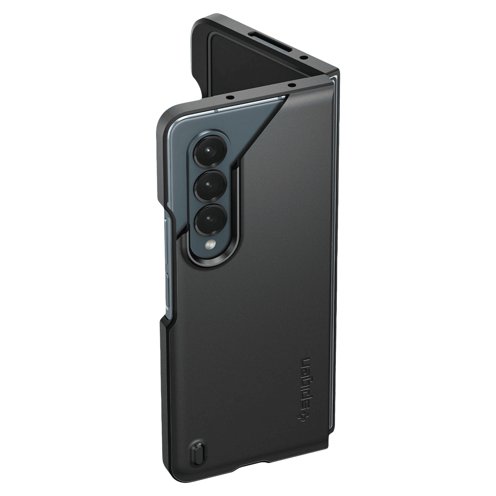 spigen Thin Fit Pro TPU & Polycarbonate Back Case for SAMSUNG Galaxy Z Fold 4 (Wireless Charging Compatible, Black) spigen Thin Fit Pro TPU & Polycarbonate Back Case for SAMSUNG Galaxy Z Fold 4 (Wireless Charging Compatible, Black)_12