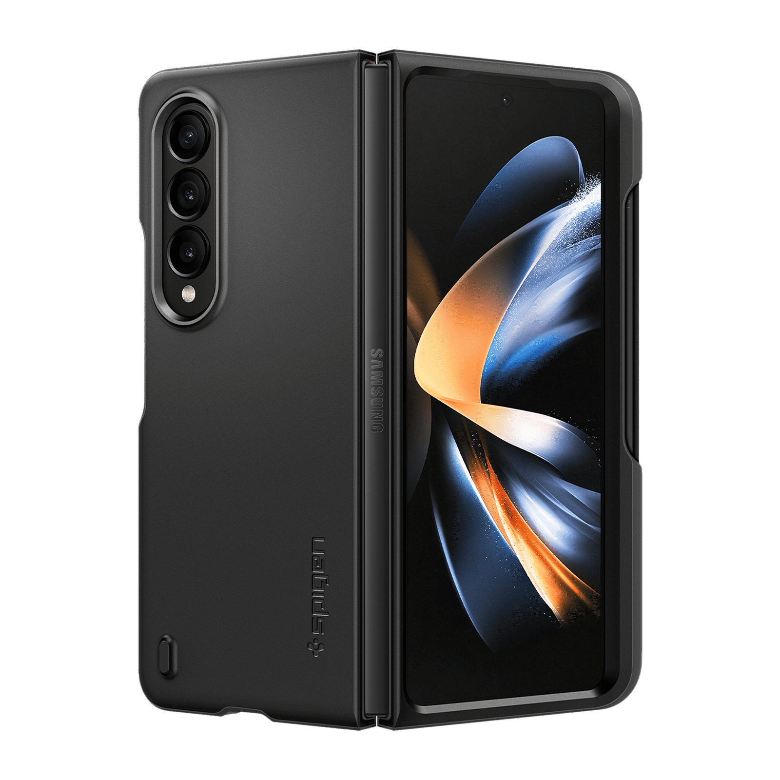 spigen Thin Fit Pro TPU & Polycarbonate Back Case for SAMSUNG Galaxy Z Fold 4 (Wireless Charging Compatible, Black) spigen Thin Fit Pro TPU & Polycarbonate Back Case for SAMSUNG Galaxy Z Fold 4 (Wireless Charging Compatible, Black)_16
