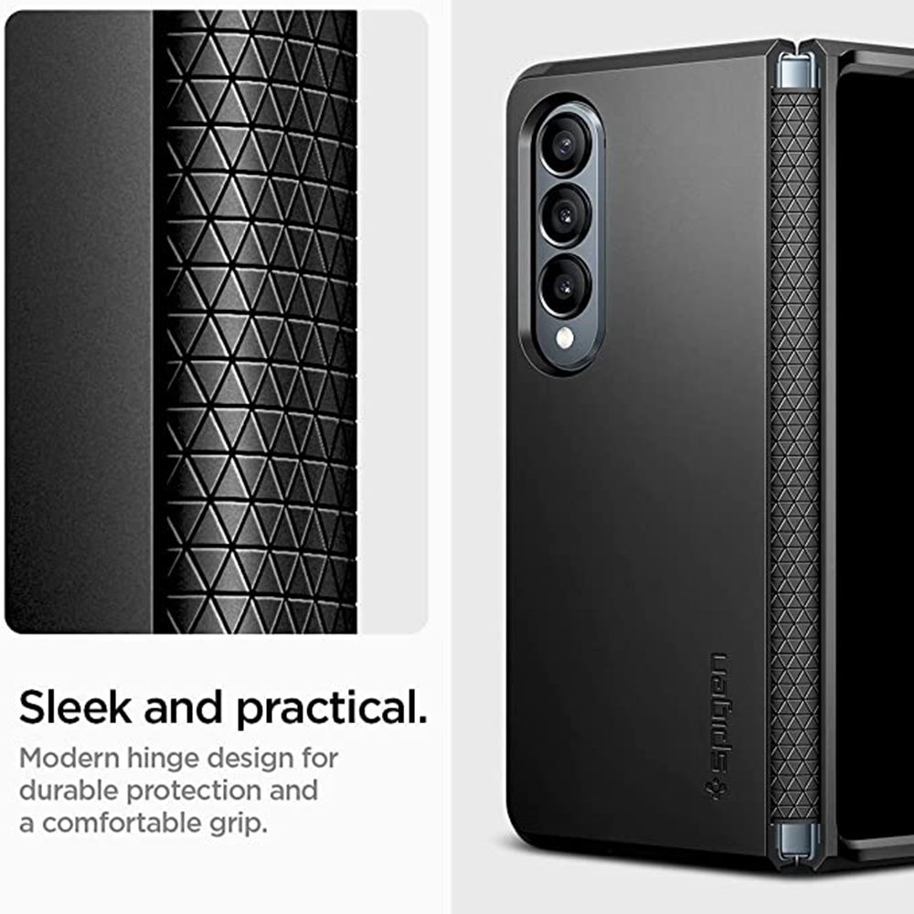 spigen Tough Armor TPU & Polycarbonate Back Case for SAMSUNG Galaxy Z Fold 4 (Wireless Charging Compatible, Black) spigen Tough Armor TPU & Polycarbonate Back Case for SAMSUNG Galaxy Z Fold 4 (Wireless Charging Compatible, Black)_12