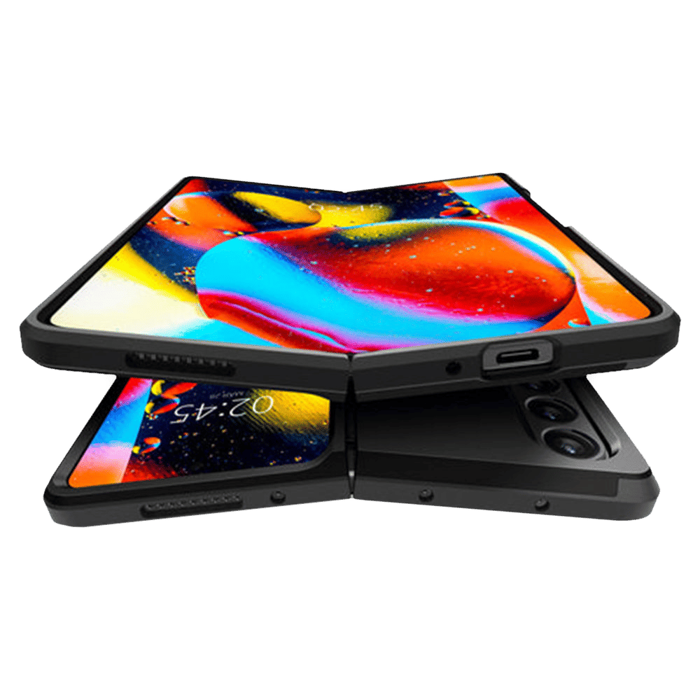 spigen Tough Armor TPU & Polycarbonate Back Case for SAMSUNG Galaxy Z Fold 4 (Wireless Charging Compatible, Black) spigen Tough Armor TPU & Polycarbonate Back Case for SAMSUNG Galaxy Z Fold 4 (Wireless Charging Compatible, Black)_16