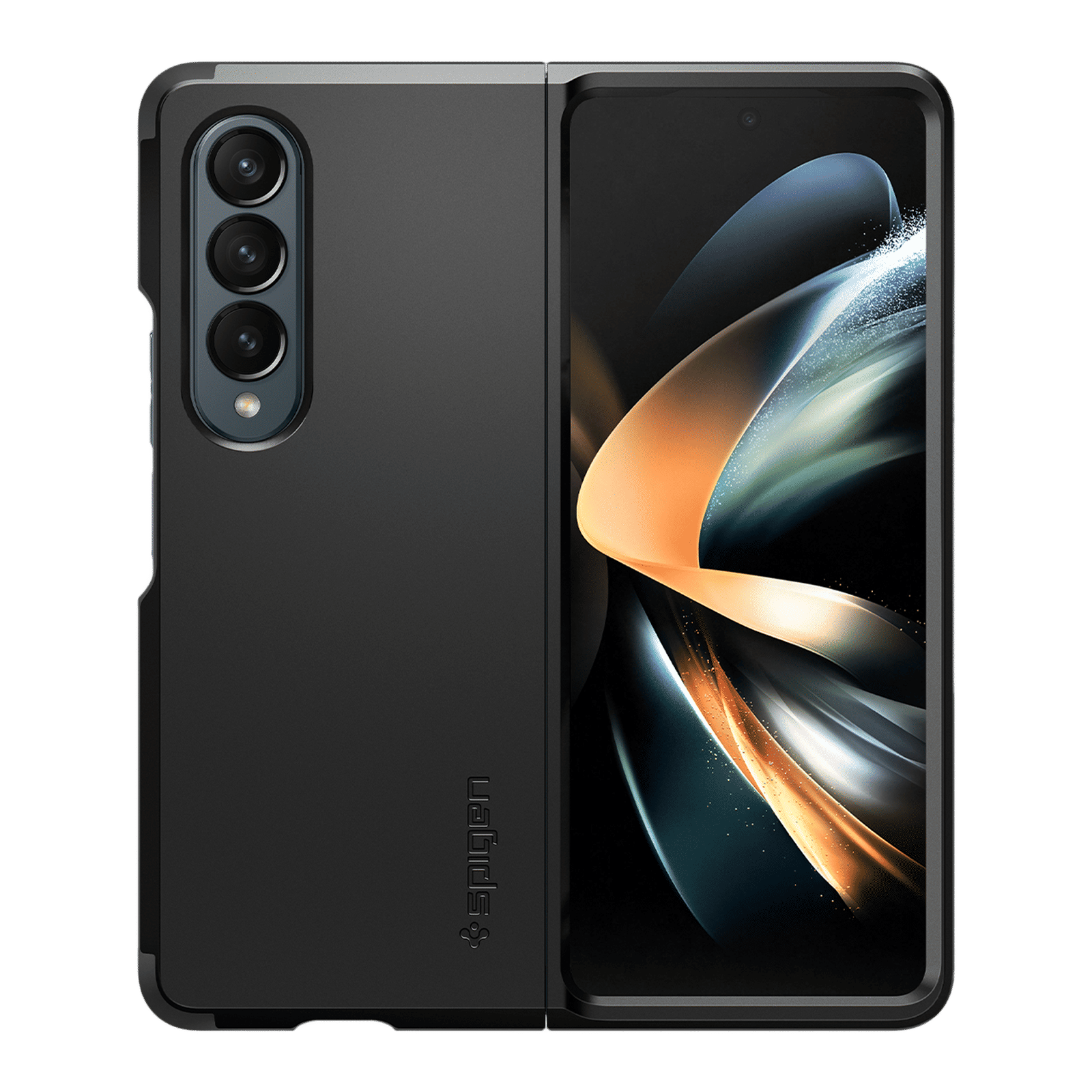 spigen Tough Armor TPU & Polycarbonate Back Case for SAMSUNG Galaxy Z Fold 4 (Wireless Charging Compatible, Black) spigen Tough Armor TPU & Polycarbonate Back Case for SAMSUNG Galaxy Z Fold 4 (Wireless Charging Compatible, Black)_3