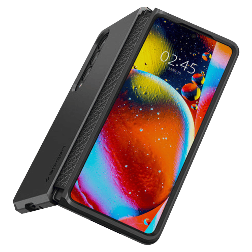spigen Tough Armor TPU & Polycarbonate Back Case for SAMSUNG Galaxy Z Fold 4 (Wireless Charging Compatible, Black) spigen Tough Armor TPU & Polycarbonate Back Case for SAMSUNG Galaxy Z Fold 4 (Wireless Charging Compatible, Black)_7