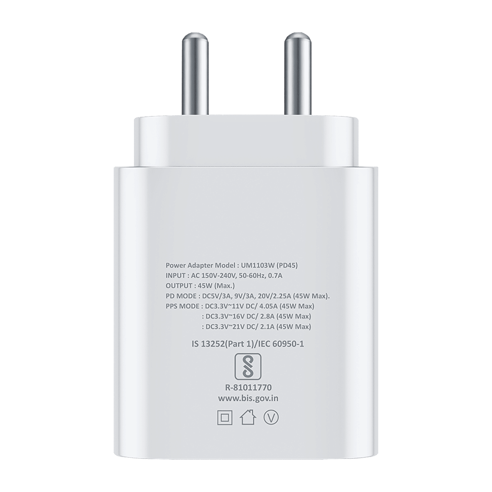 ultraprolink Boost 45W Type C Fast Charger (Type C to Type C, Multi-Layer Protection, White) ultraprolink Boost 45W Type C Fast Charger (Type C to Type C, Multi-Layer Protection, White)_3