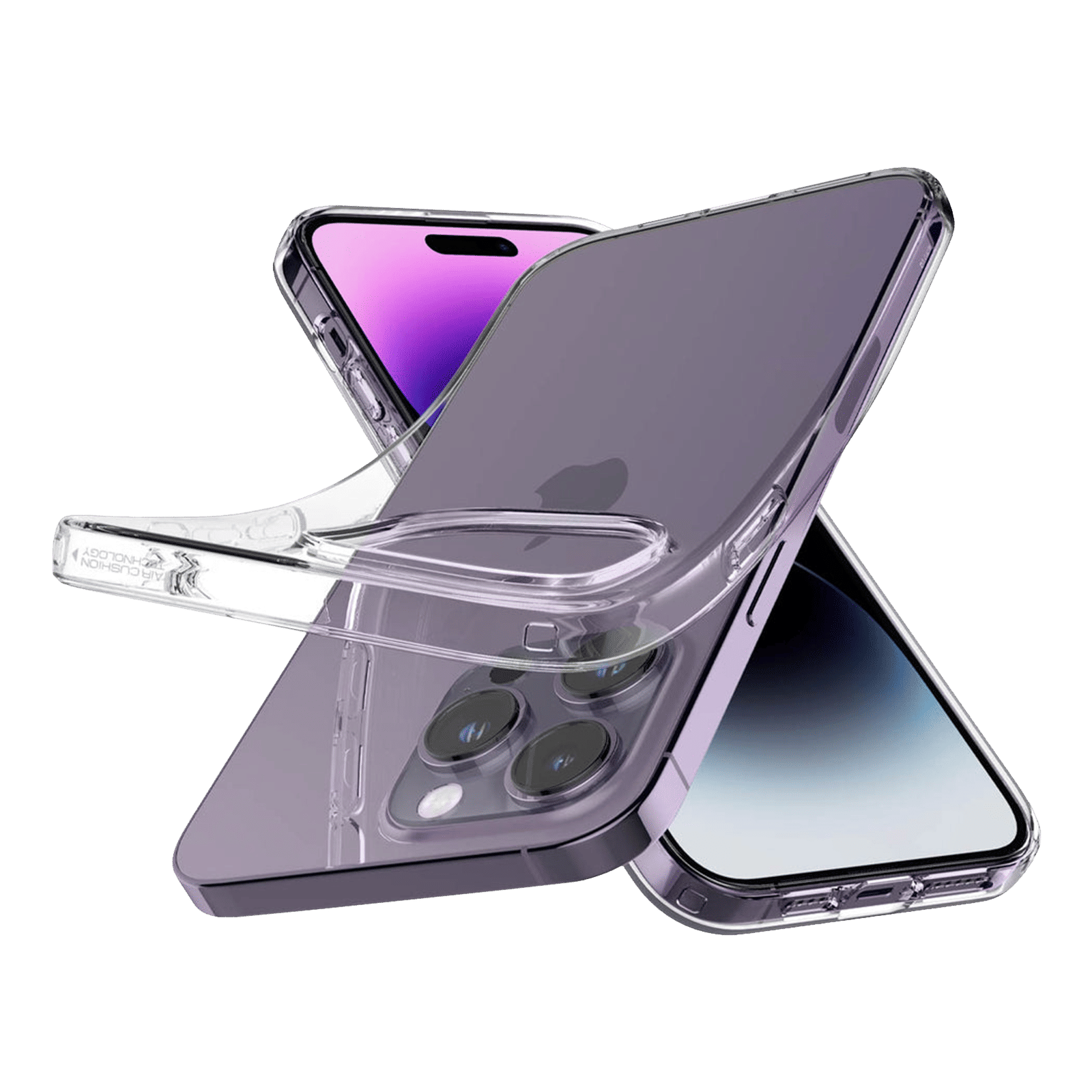spigen Liquid Crystal TPU Back Case for Apple iPhone 14 Pro Max (Wireless Charging Compatible, Crystal Clear) spigen Liquid Crystal TPU Back Case for Apple iPhone 14 Pro Max (Wireless Charging Compatible, Crystal Clear)_8