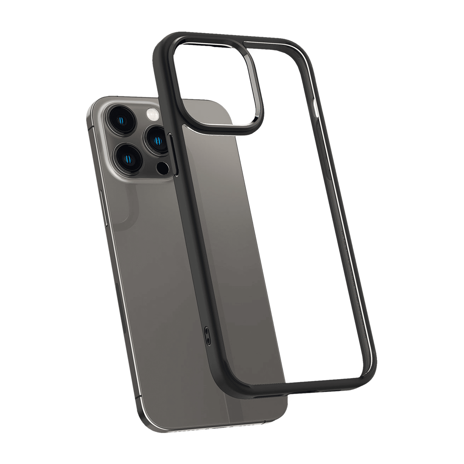 spigen Ultra Hybrid TPU & Polycarbonate Back Case for Apple iPhone 14 Pro (Wireless Charging Compatible, Matte Black)_9