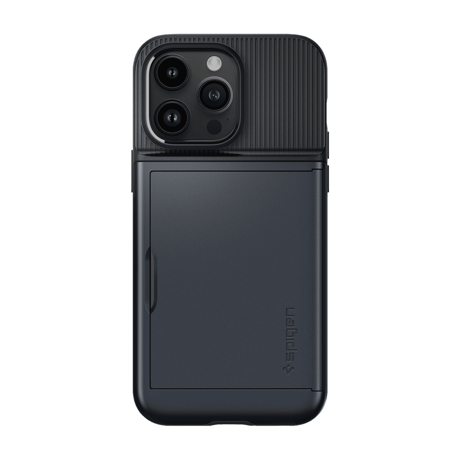 spigen Slim Armor CS TPU & Polycarbonate Back Case for Apple iPhone 14 Pro (Air Cushion Technology, Metal Slate) spigen Slim Armor CS TPU & Polycarbonate Back Case for Apple iPhone 14 Pro (Air Cushion Technology, Metal Slate)_14