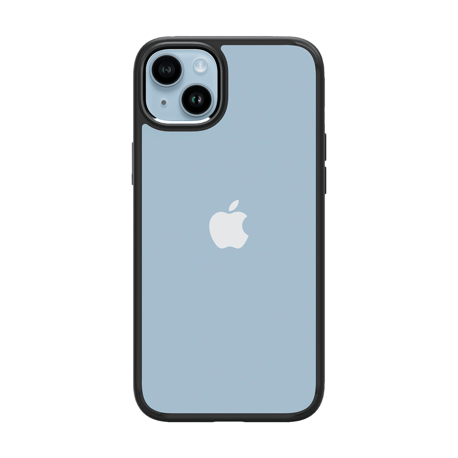 spigen Ultra Hybrid TPU & Polycarbonate Back Case for Apple iPhone 14 (Wireless Charging Compatible, Matte Black)_3