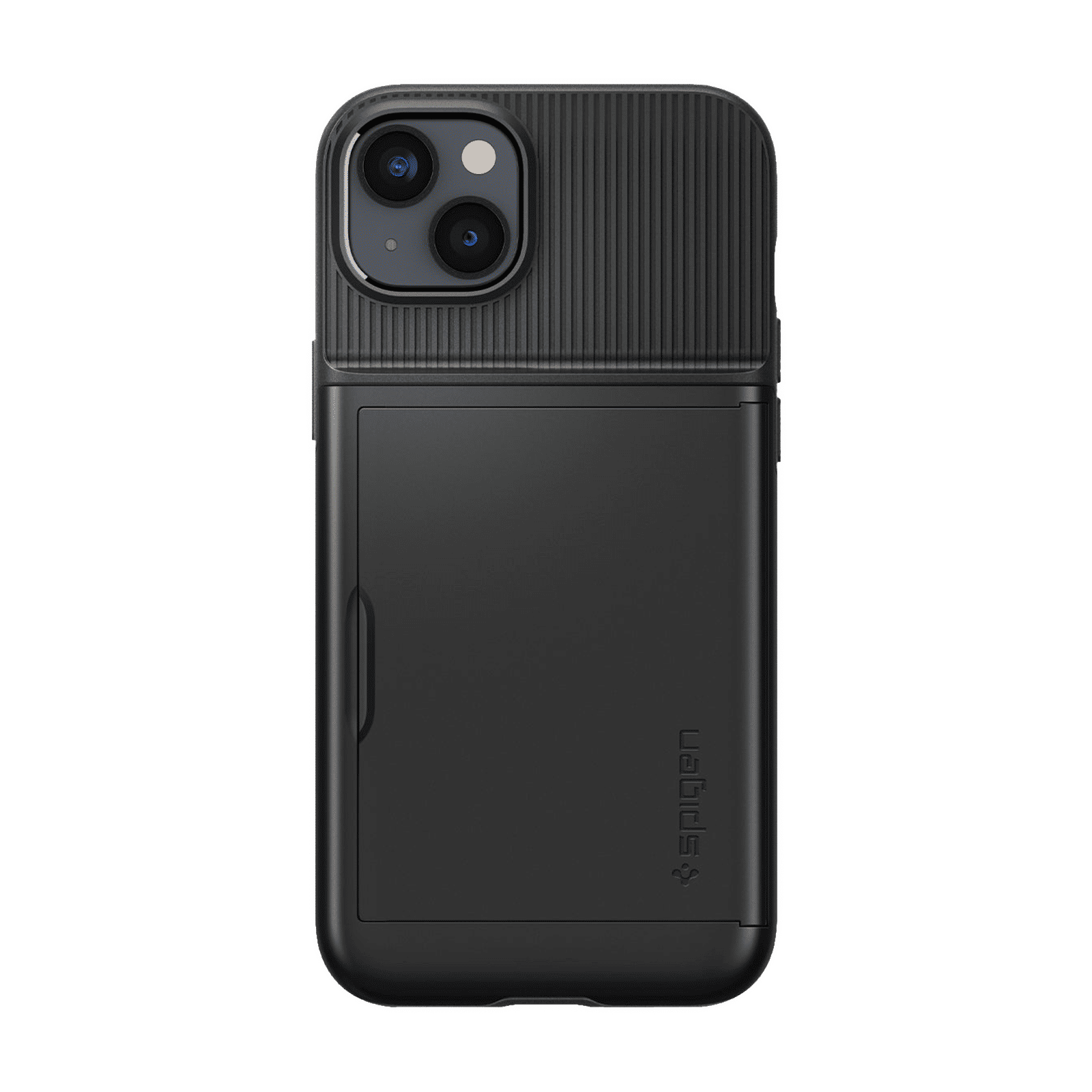 spigen Slim Armor CS TPU & Polycarbonate Back Case for Apple iPhone 14 (Air Cushion Technology, Black) spigen Slim Armor CS TPU & Polycarbonate Back Case for Apple iPhone 14 (Air Cushion Technology, Black)_3