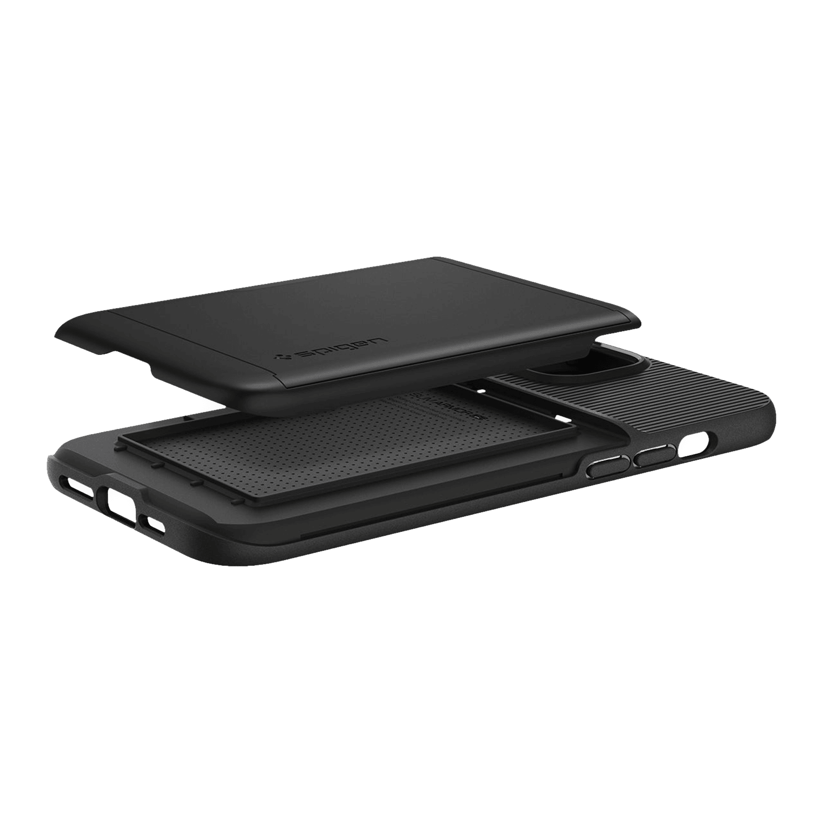 spigen Slim Armor CS TPU & Polycarbonate Back Case for Apple iPhone 14 (Air Cushion Technology, Black) spigen Slim Armor CS TPU & Polycarbonate Back Case for Apple iPhone 14 (Air Cushion Technology, Black)_8