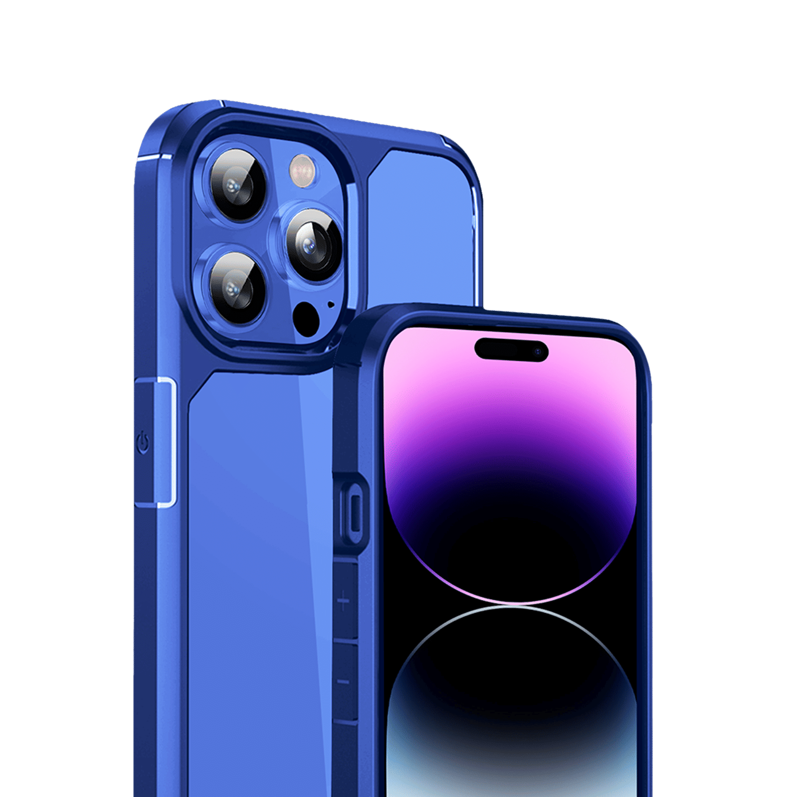 GRIPP Defender Hard TPU, Polycarbonate Back Case for Apple iPhone 14 Pro Max (Drop Protection, Blue)_12