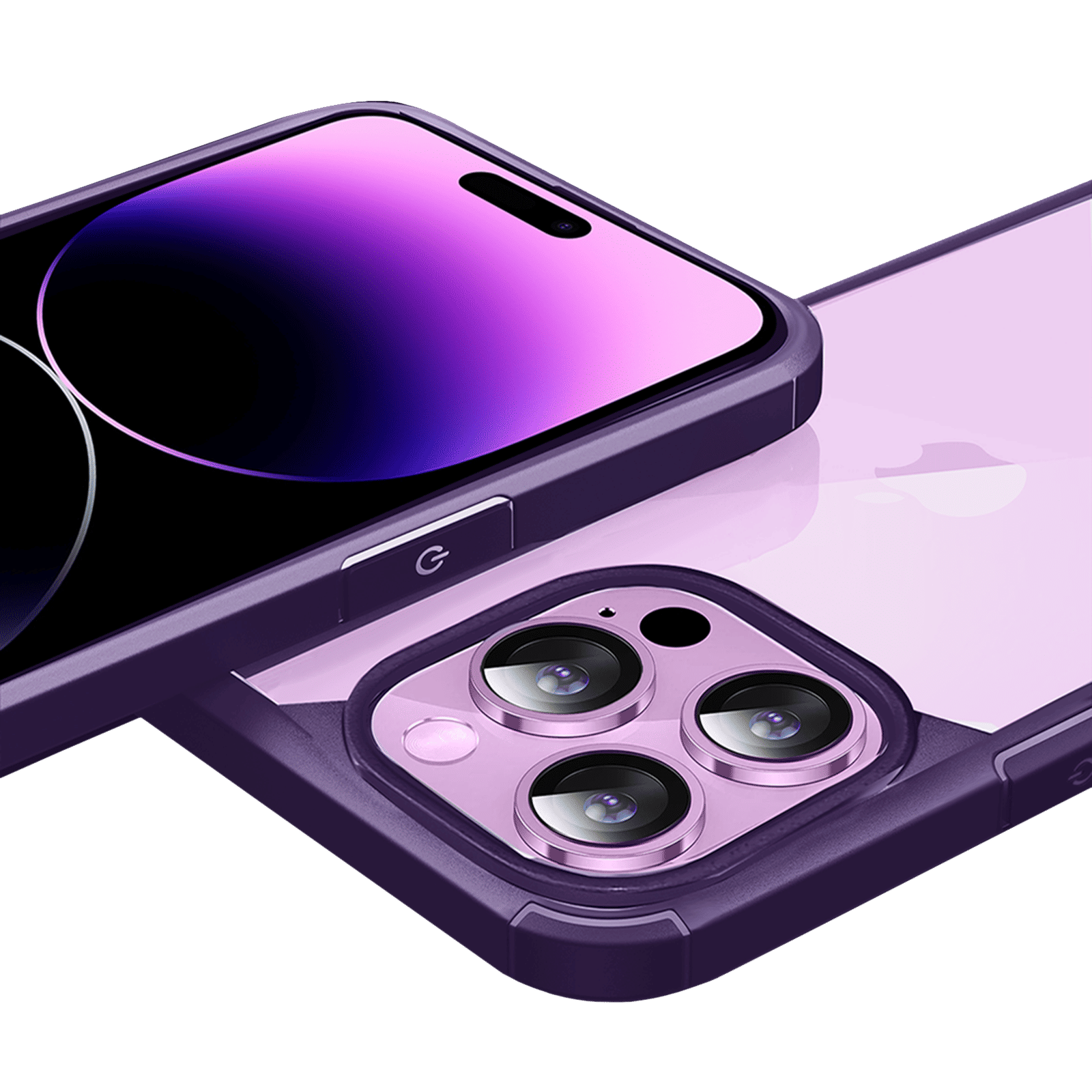 GRIPP Defender Hard TPU, Polycarbonate Back Case for Apple iPhone 14 Pro (Drop Protection, Purple) GRIPP Defender Hard TPU, Polycarbonate Back Case for Apple iPhone 14 Pro (Drop Protection, Purple)_6