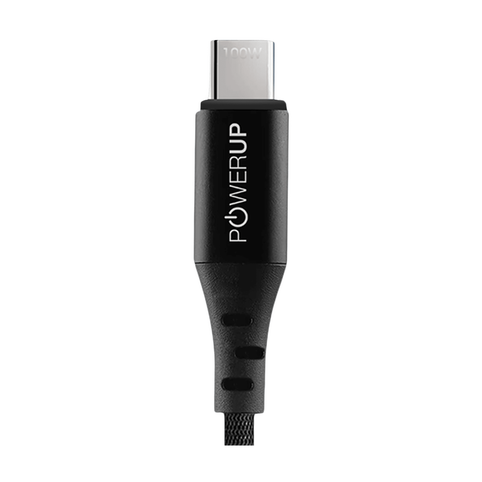 POWERUP Type C to Type C 6.6 Feet (2 M) Cable (Super Fast Power Delivery, Black)_3