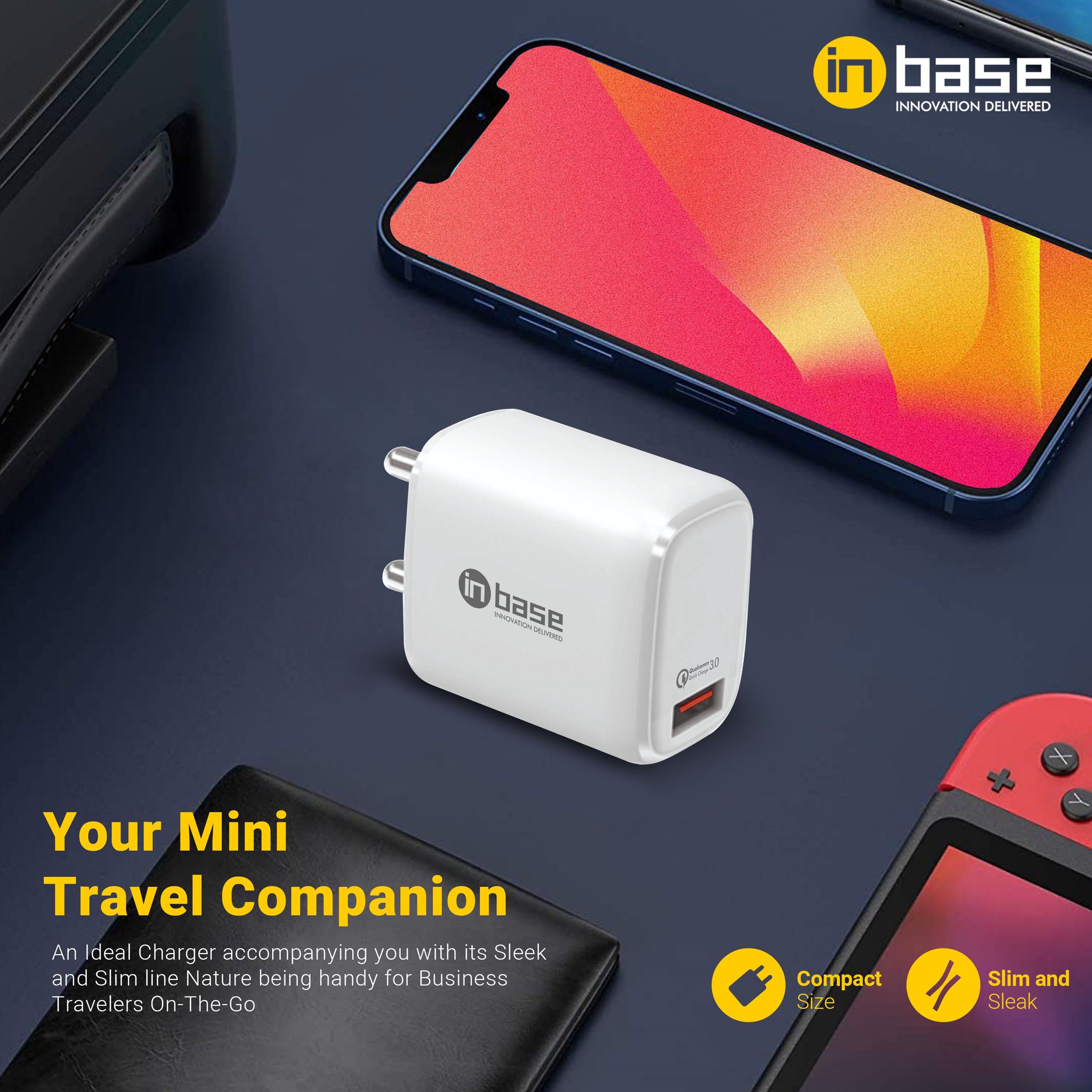 in base Ether Q181 18W Type A Fast Charger (Adapter Only, Over Current Protection, White)_4