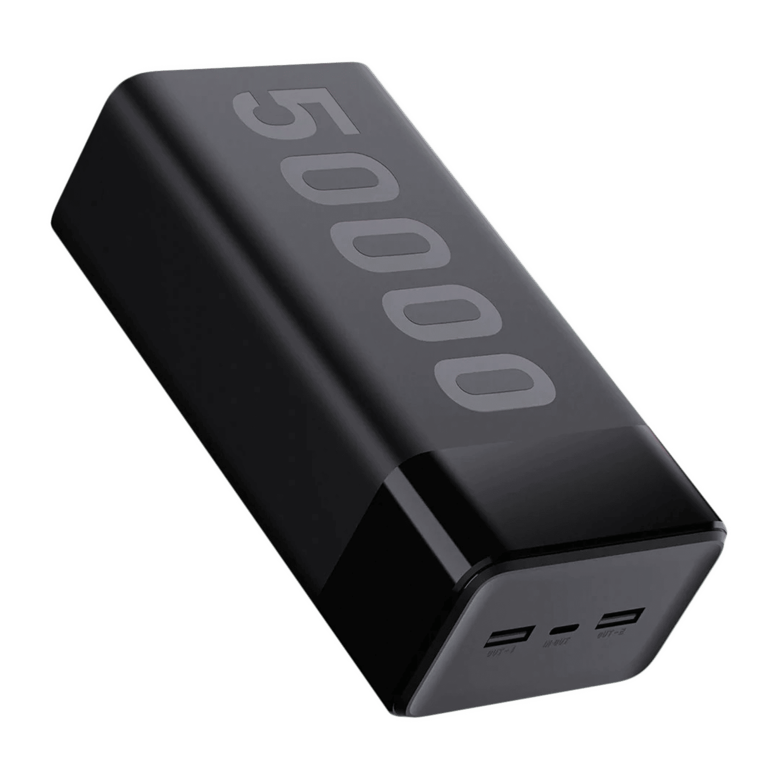 ambrane Stylo Max 50000 mAh 20W Fast Charging Power Bank (2 Type A and 1 Type C Ports, Metallic Casing, Quick Charge 3.0, Black) ambrane Stylo Max 50000 mAh 20W Fast Charging Power Bank (2 Type A and 1 Type C Ports, Metallic Casing, Quick Charge 3.0, Black)_1