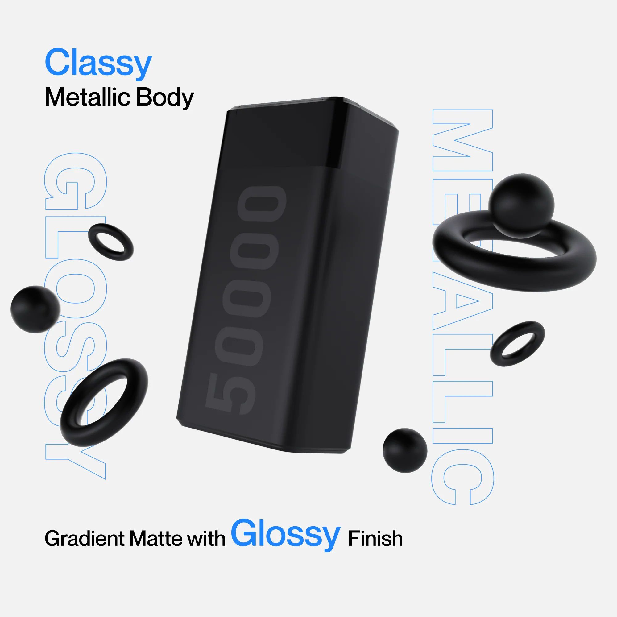ambrane Stylo Max 50000 mAh 20W Fast Charging Power Bank (2 Type A and 1 Type C Ports, Metallic Casing, Quick Charge 3.0, Black) ambrane Stylo Max 50000 mAh 20W Fast Charging Power Bank (2 Type A and 1 Type C Ports, Metallic Casing, Quick Charge 3.0, Black)_8