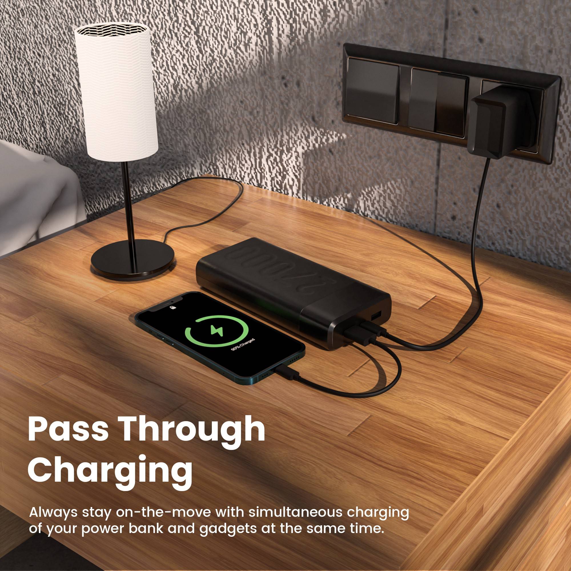 ambrane Stylo Pro 27000 mAh 20W Fast Charging Power Bank (2 Type A and 1 Type C Ports, Quick Charge 3.0, Black) ambrane Stylo Pro 27000 mAh 20W Fast Charging Power Bank (2 Type A and 1 Type C Ports, Quick Charge 3.0, Black)_11