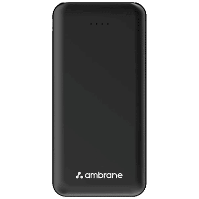 ambrane Neos 11 10000 mAh 12.5W Fast Charging Power Bank (1 Type C & 1 Micro USB Ports, Black)