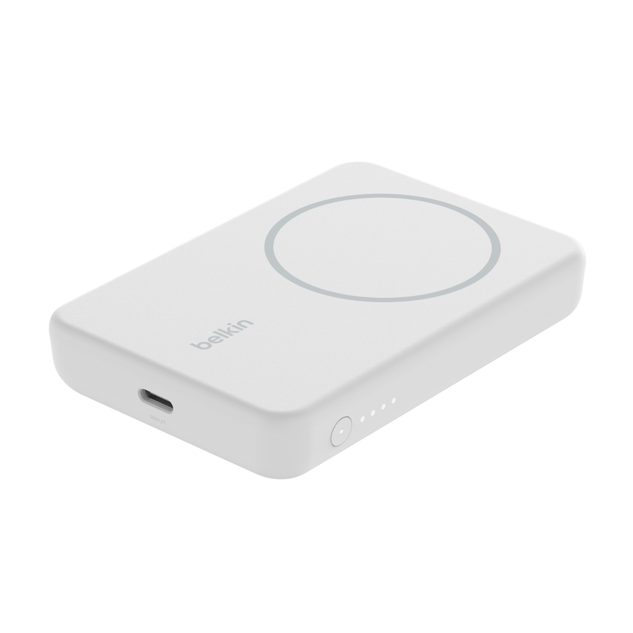 belkin BoostCharge 5000 mAh 10W Fast Charging Power Bank (1 Type C Port, Wireless Charging, White) belkin BoostCharge 5000 mAh 10W Fast Charging Power Bank (1 Type C Port, Wireless Charging, White)_4