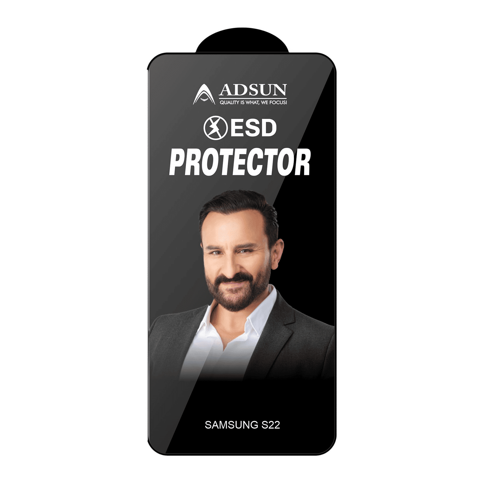 ADSUN ESD Tempered Glass for Samsung S22 (Anti Smudge) ADSUN ESD Tempered Glass for Samsung S22 (Anti Smudge)_1