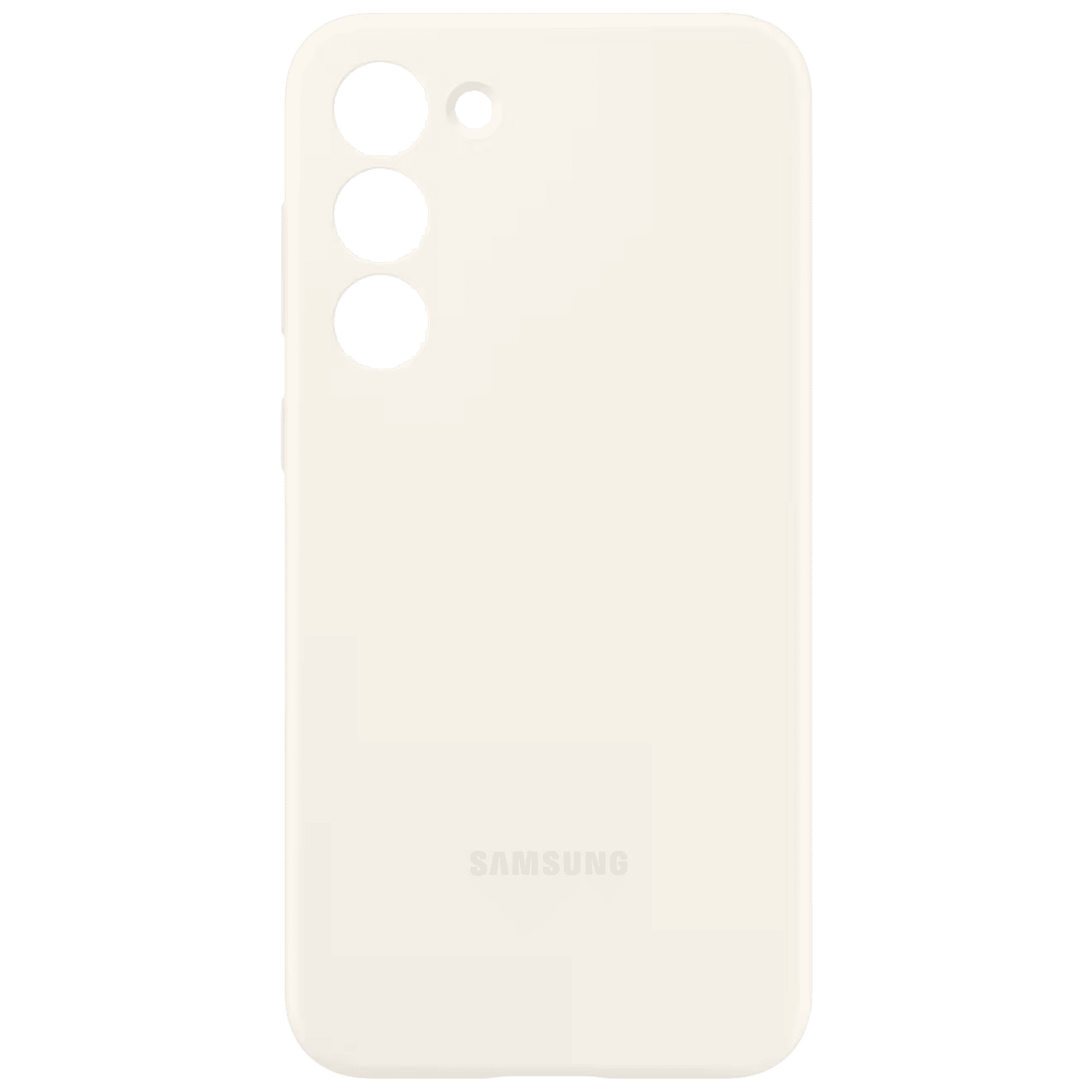 SAMSUNG Soft Silicone Back Case for Galaxy S23 Plus (Cream) SAMSUNG Soft Silicone Back Case for Galaxy S23 Plus (Cream)_1