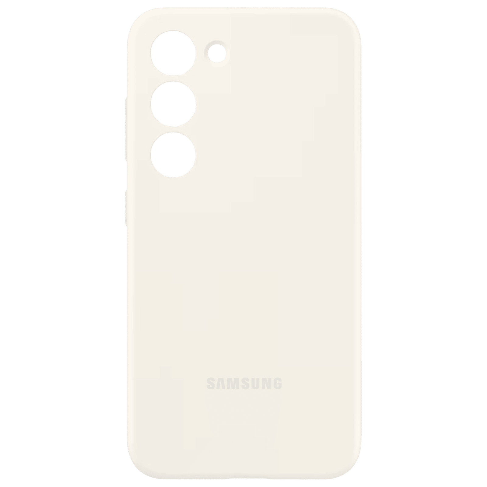 SAMSUNG Silicone Back Case for Galaxy S23 (Scratch Resistant, Cream) SAMSUNG Silicone Back Case for Galaxy S23 (Scratch Resistant, Cream)_1
