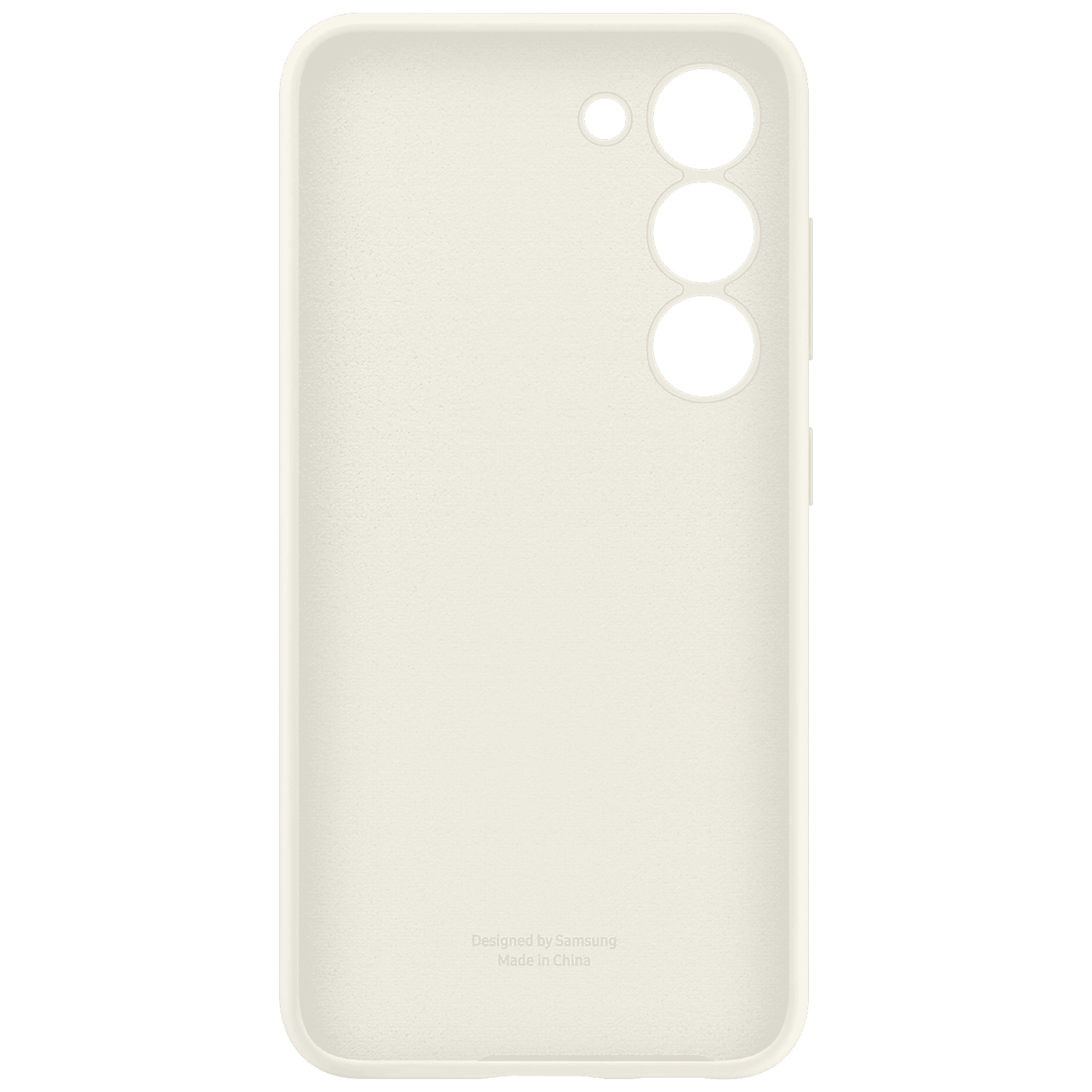 SAMSUNG Silicone Back Case for Galaxy S23 (Scratch Resistant, Cream) SAMSUNG Silicone Back Case for Galaxy S23 (Scratch Resistant, Cream)_3