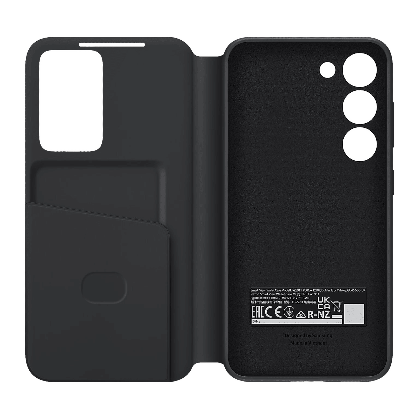 SAMSUNG Smart View Flip Case for SAMSUNG Galaxy S23 (Smart View, Black) SAMSUNG Smart View Flip Case for SAMSUNG Galaxy S23 (Smart View, Black)_3