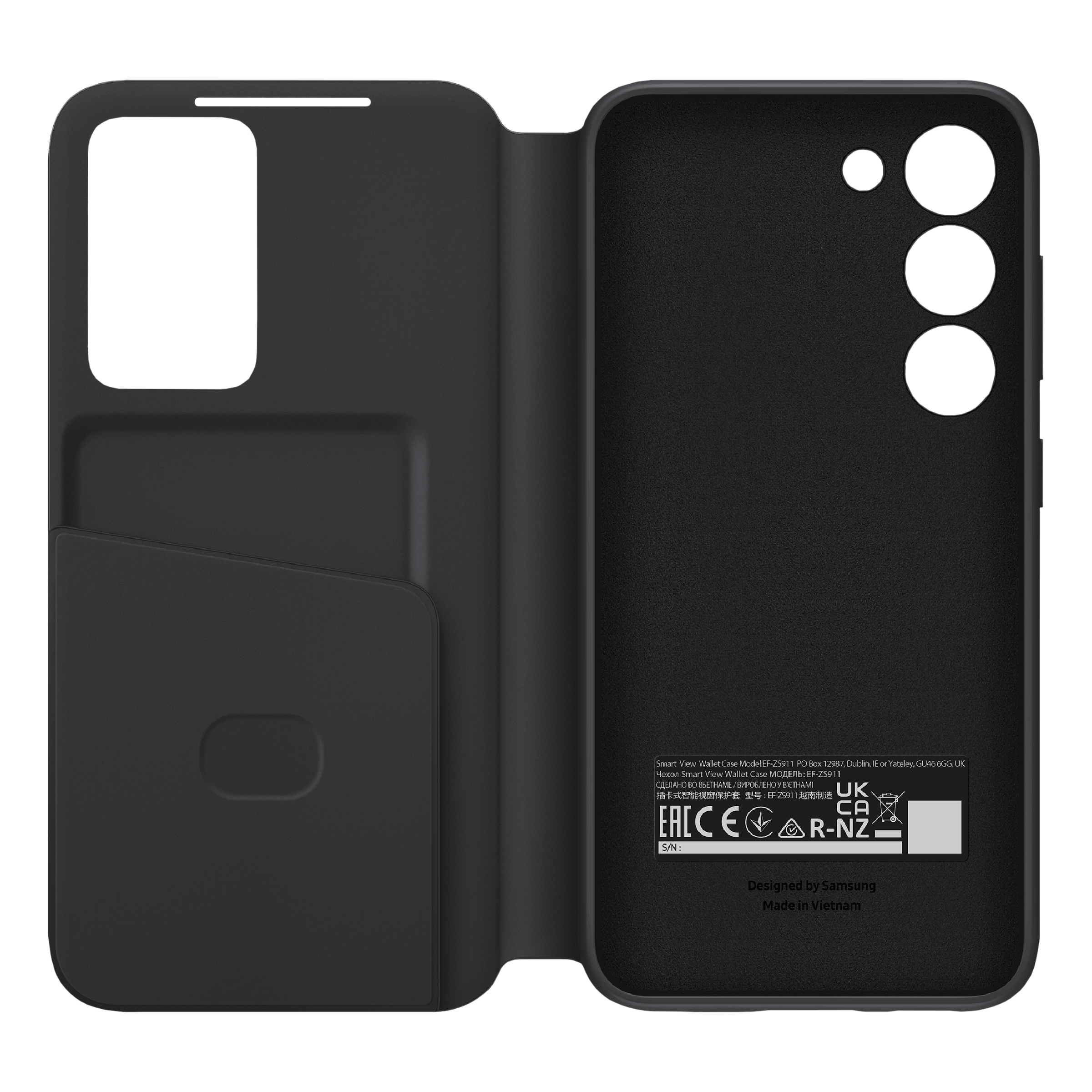 SAMSUNG Smart View Flip Case for SAMSUNG Galaxy S23 (Smart View, Black) SAMSUNG Smart View Flip Case for SAMSUNG Galaxy S23 (Smart View, Black)_4