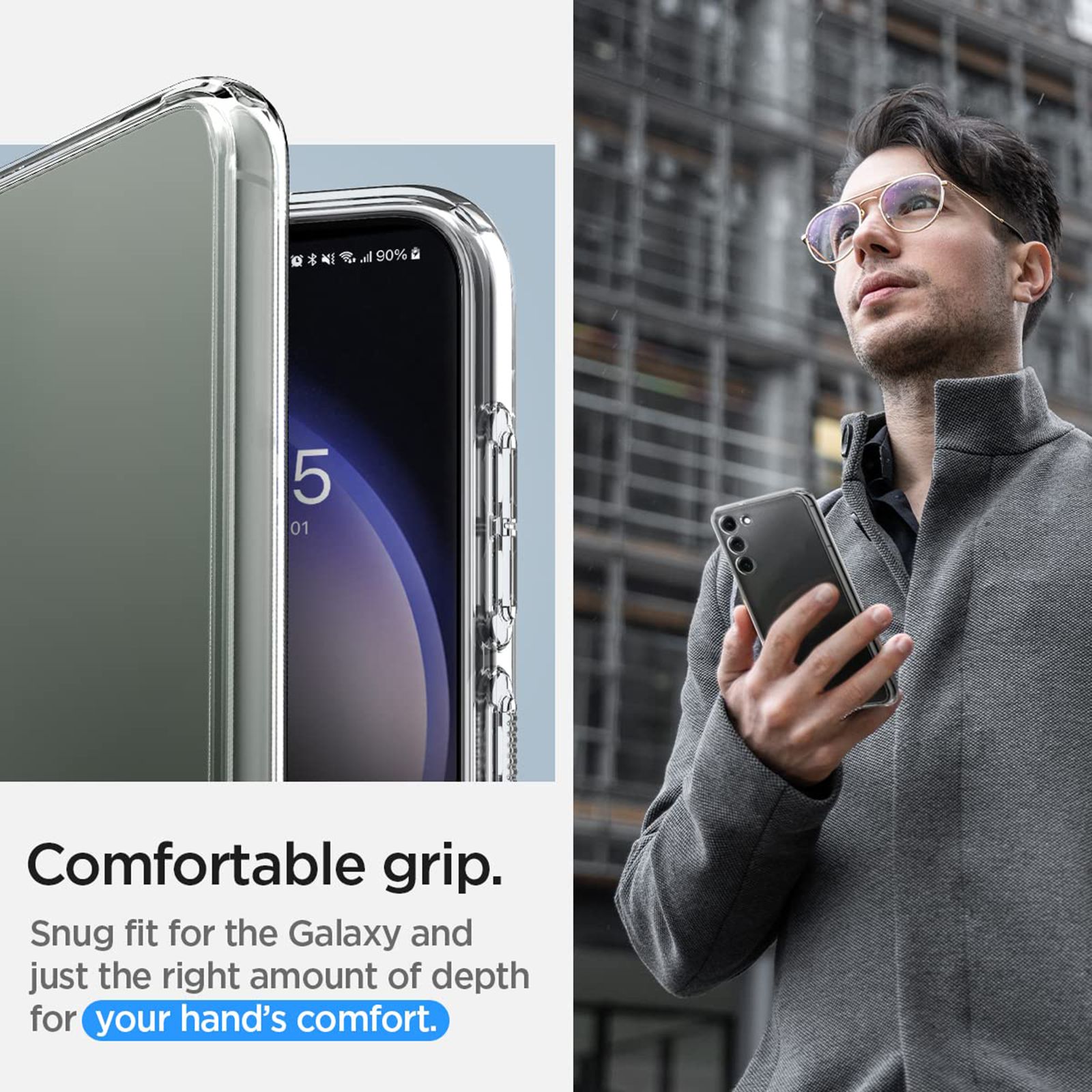 spigen Ultra Hybrid PC & TPU Back Cover for SAMSUNG Galaxy S23+ (Wireless Charging Compatible, Crystal Clear) spigen Ultra Hybrid PC & TPU Back Cover for SAMSUNG Galaxy S23+ (Wireless Charging Compatible, Crystal Clear)_9