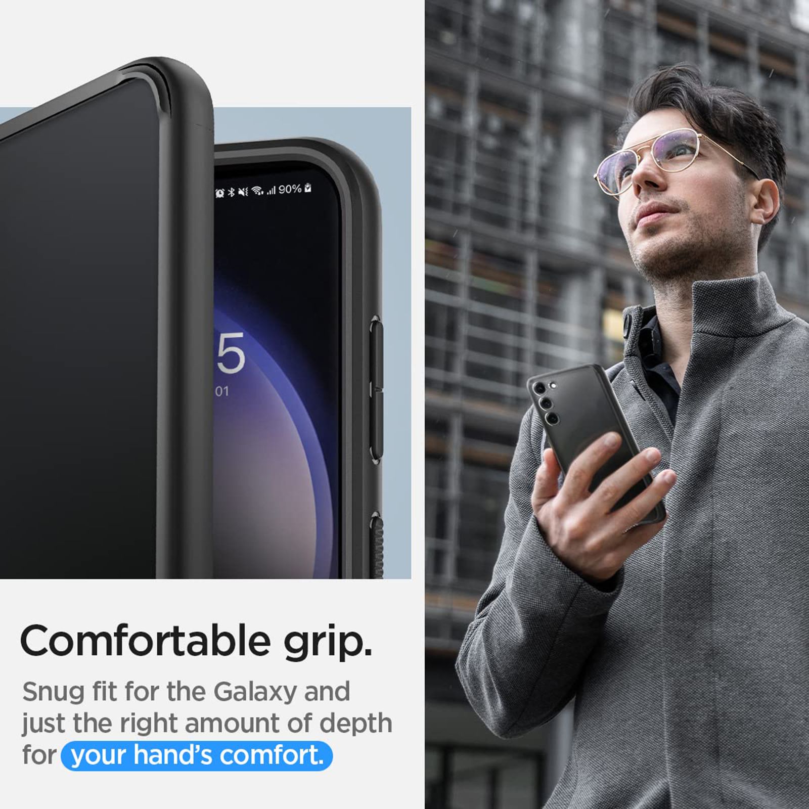 spigen Ultra Hybrid PC & TPU Back Cover for SAMSUNG Galaxy S23+ (Wireless Charging Compatible, Matte Black) spigen Ultra Hybrid PC & TPU Back Cover for SAMSUNG Galaxy S23+ (Wireless Charging Compatible, Matte Black)_5