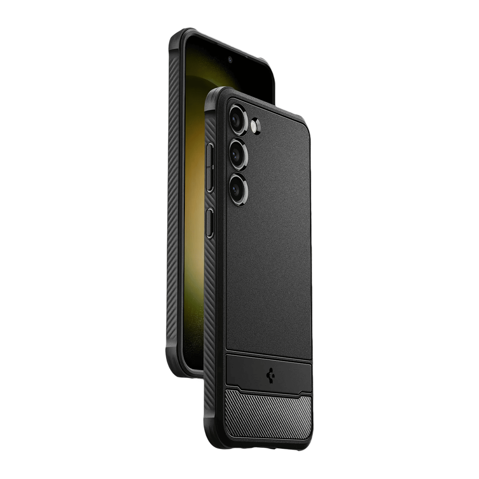 spigen Rugged Armor TPU Back Cover for SAMSUNG Galaxy S23 (Shock Absorbent, Matte Black) spigen Rugged Armor TPU Back Cover for SAMSUNG Galaxy S23 (Shock Absorbent, Matte Black)_1
