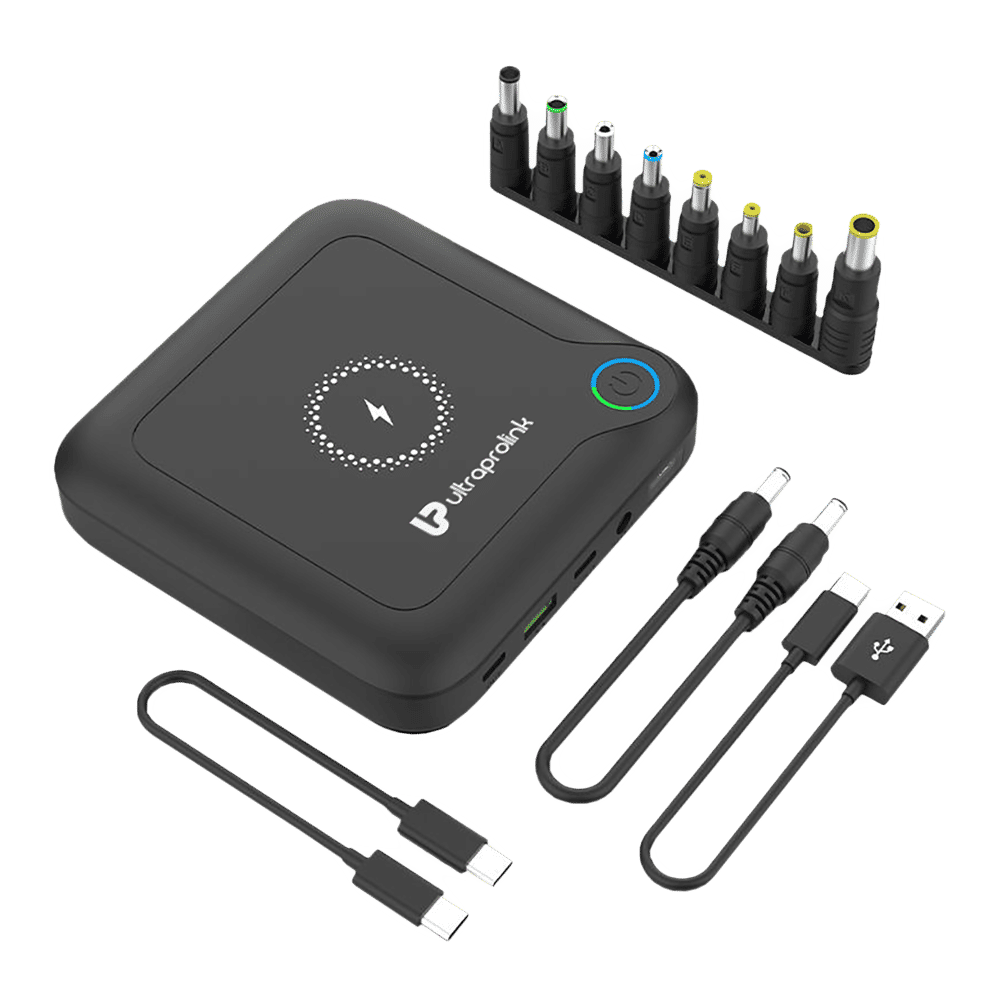 ultraprolink Juice-Up 24000 mAh 120W Fast Charging Power Bank (2 Type C, 1 Type A & 1 DC Ports, Magsafe Charging, Black)_7