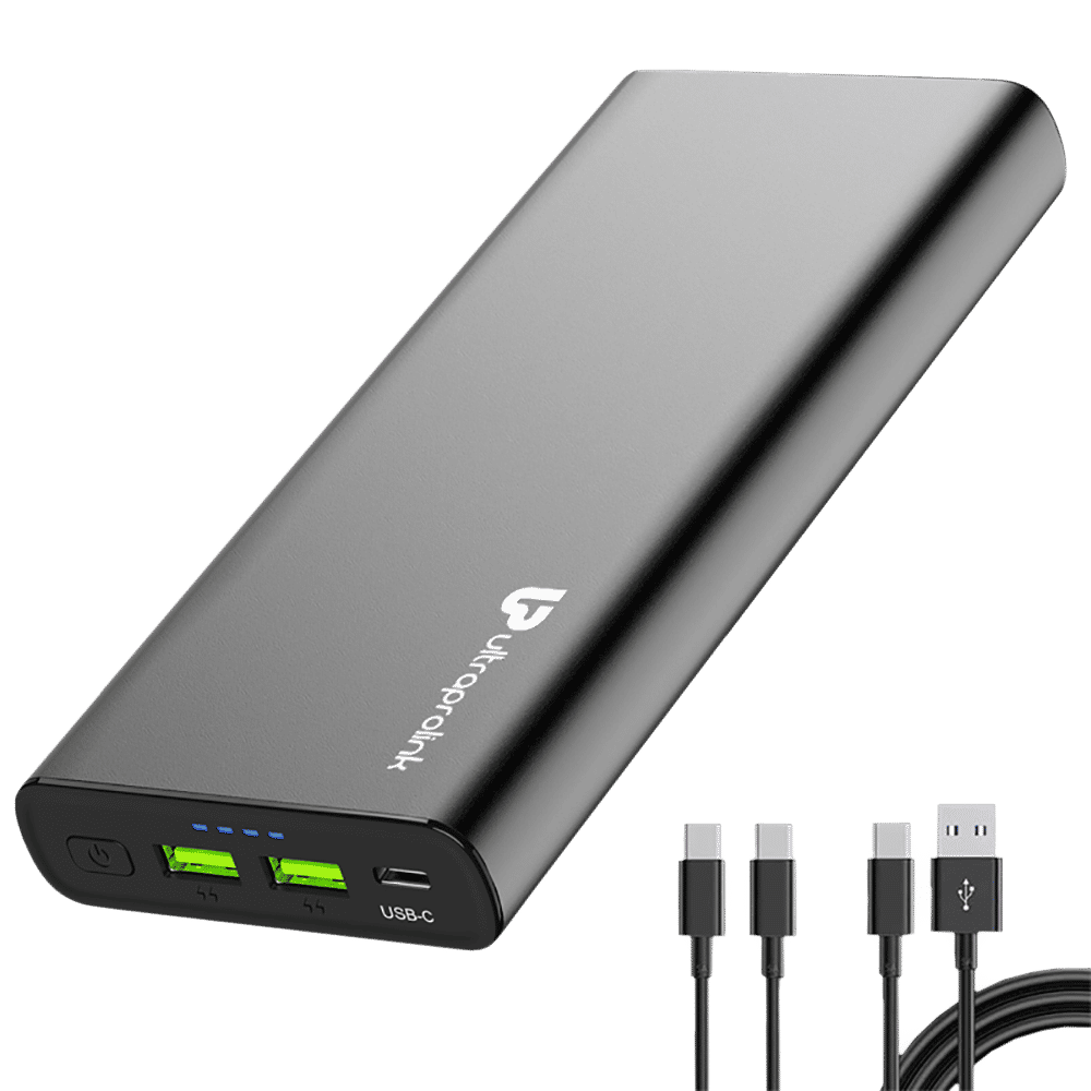 ultraprolink Juice-Up 26800 mAh 100W Fast Charging Power Bank (2 Type A & 1 Type C Ports, LED Indicators, Black) ultraprolink Juice-Up 26800 mAh 100W Fast Charging Power Bank (2 Type A & 1 Type C Ports, LED Indicators, Black)_6