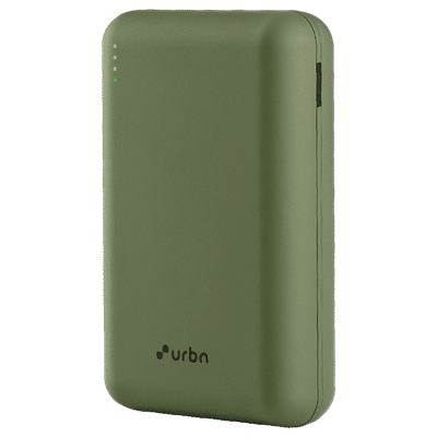 urbn 20000 mAh 22.5W Fast Charging Power Bank (1 Type A and 2 Type C Ports, 12 Layer Circuit Protection, Camo)