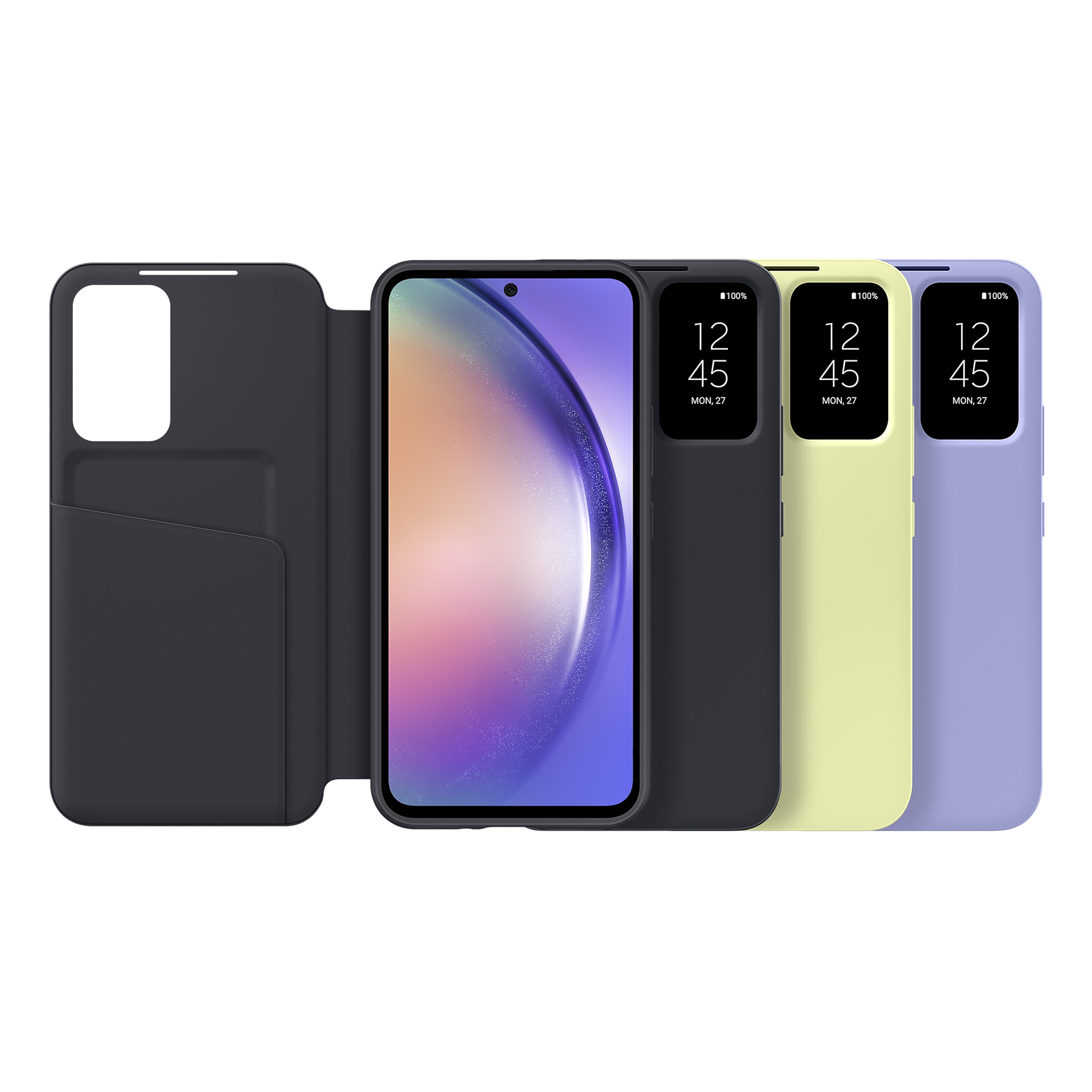 SAMSUNG Flip Case for Galaxy A54 (Smart View, Blueberry) SAMSUNG Flip Case for Galaxy A54 (Smart View, Blueberry)_7