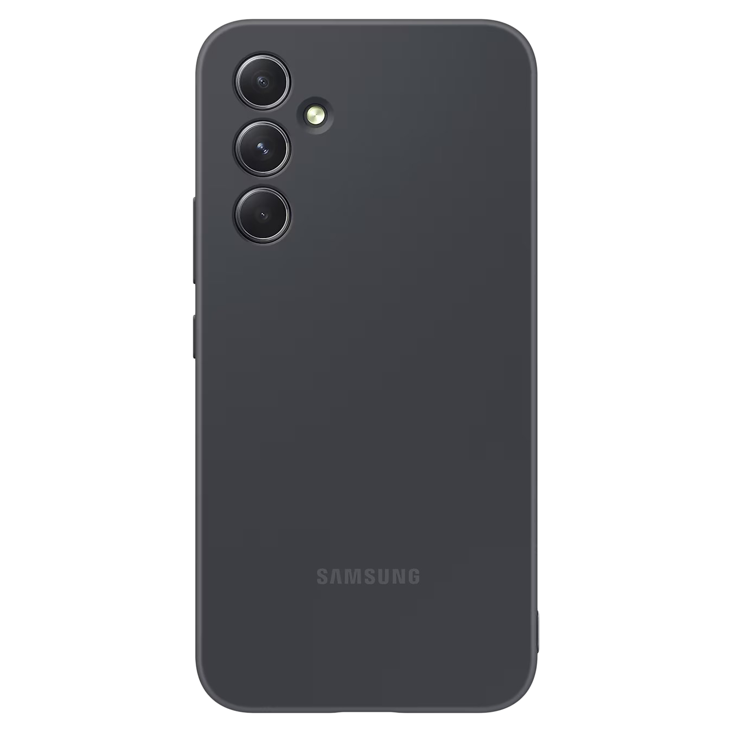 SAMSUNG Silicone Back Cover for Galaxy A54 (Camera Protection, Black)_3