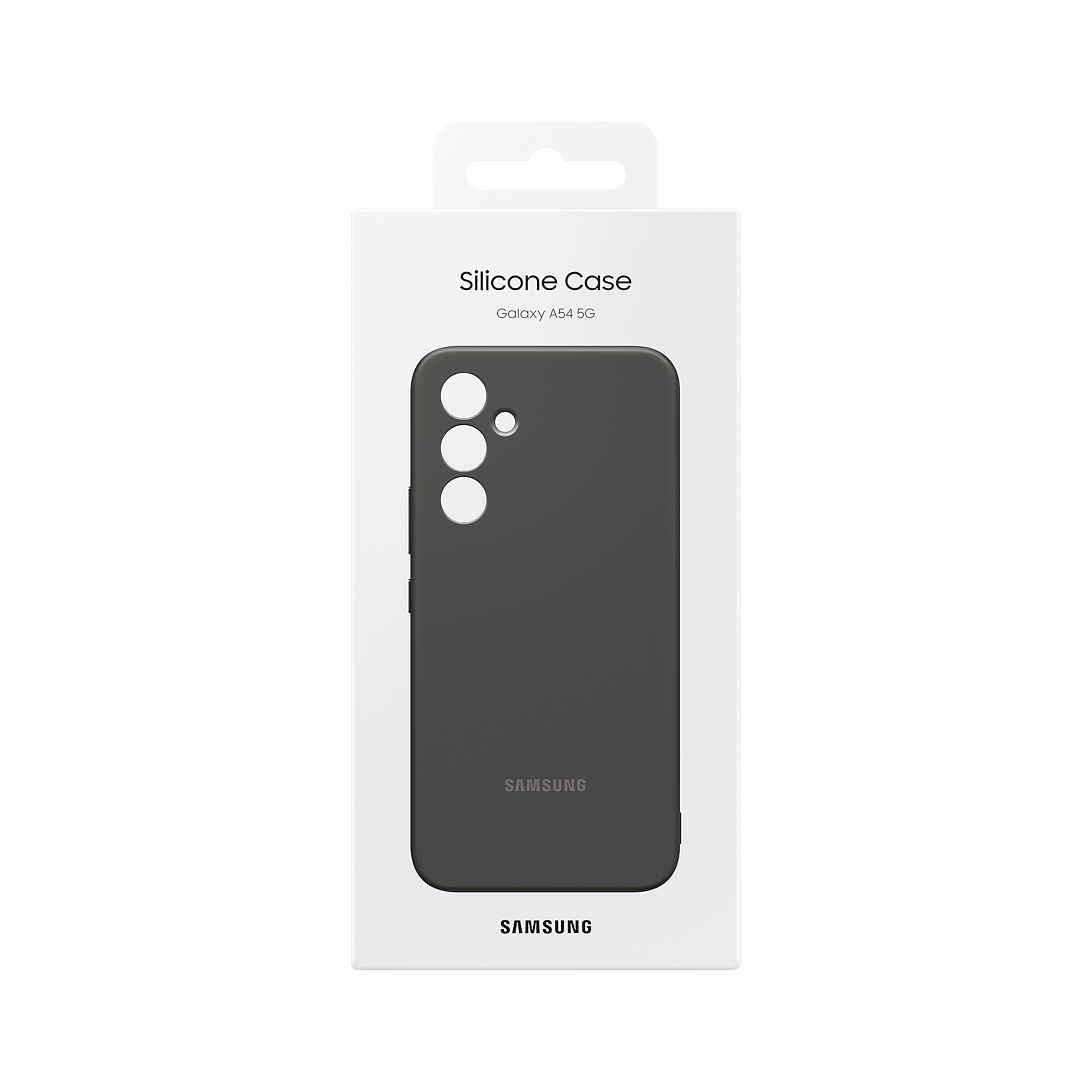 SAMSUNG Silicone Back Cover for Galaxy A54 (Camera Protection, Black)_5