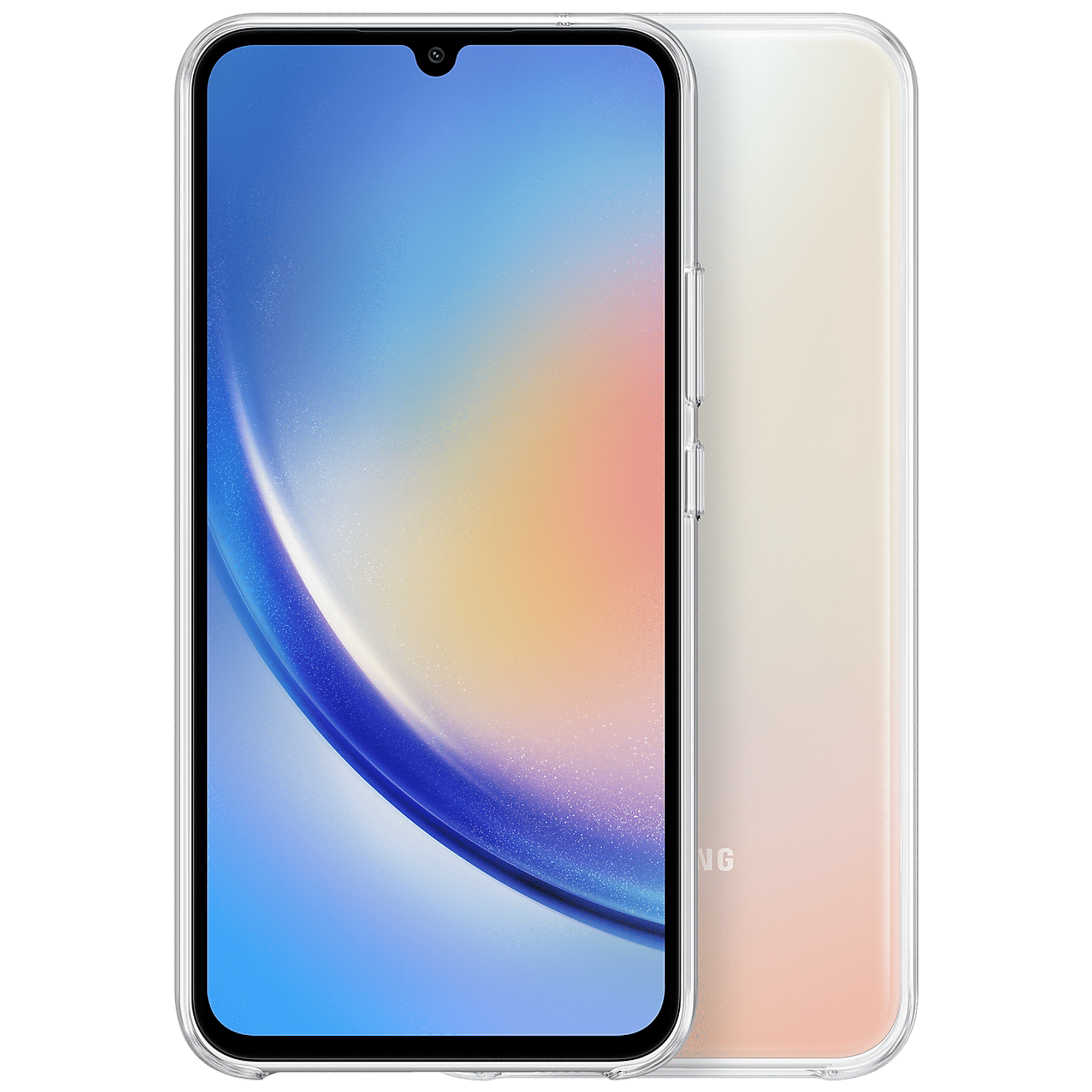 SAMSUNG Back Cover for Galaxy A34 (Scratch Resistant, Transparent) SAMSUNG Back Cover for Galaxy A34 (Scratch Resistant, Transparent)_1